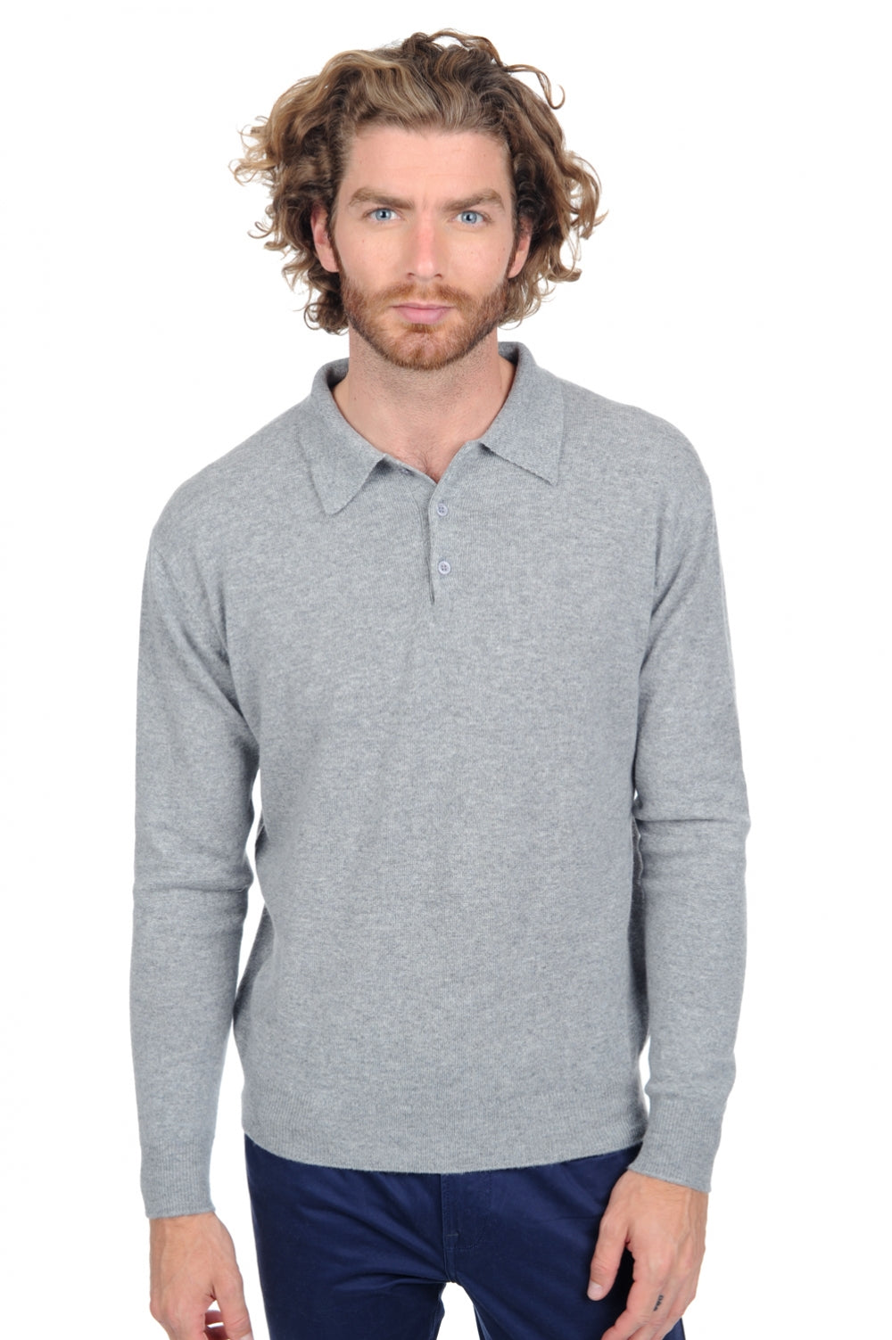 Alexandre Premium in kasjmier voor heren - premium flanell - Mahogany