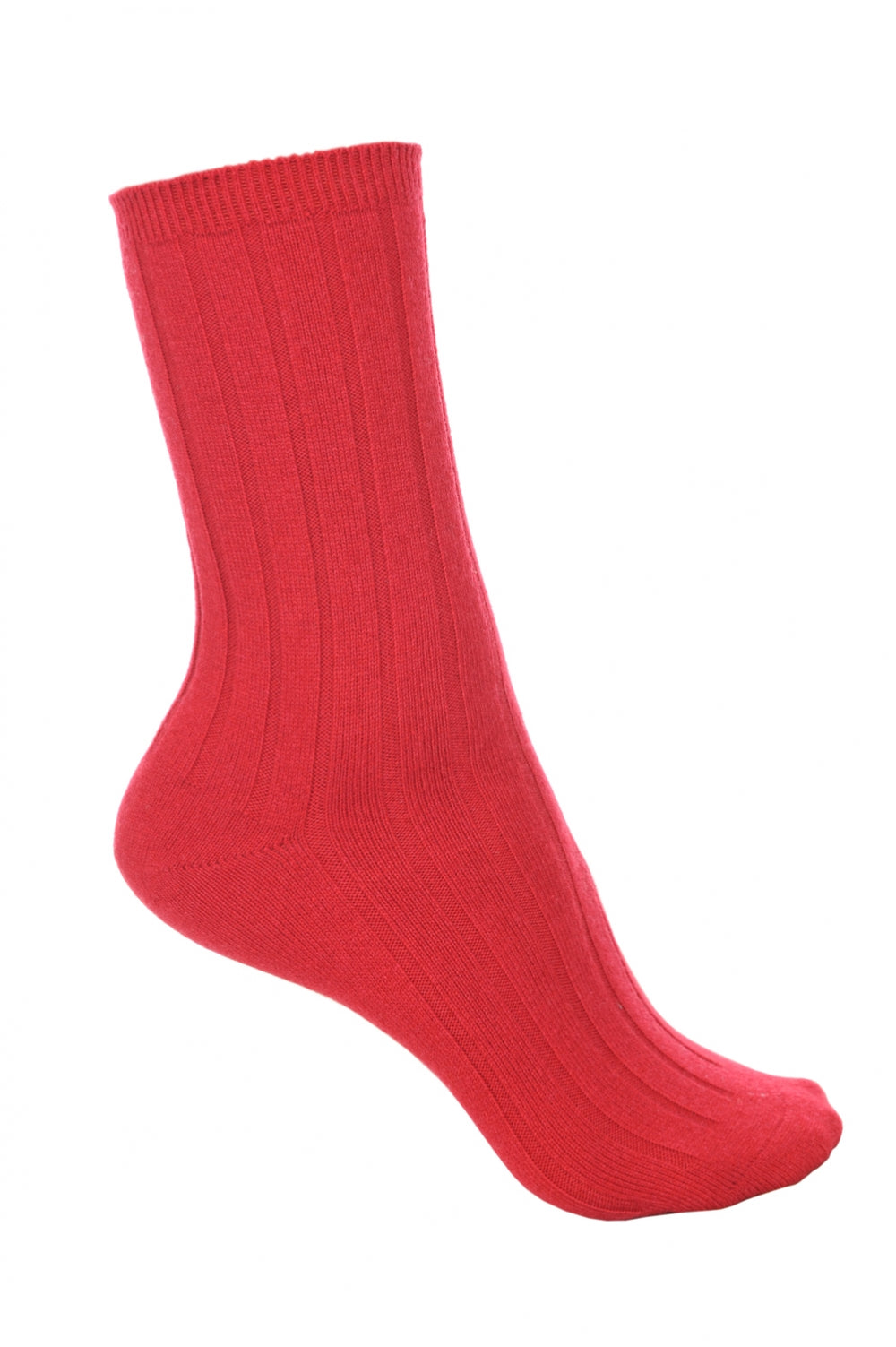 Dragibus in kasjmier & elasthaan dames - fluweerrood - Mahogany