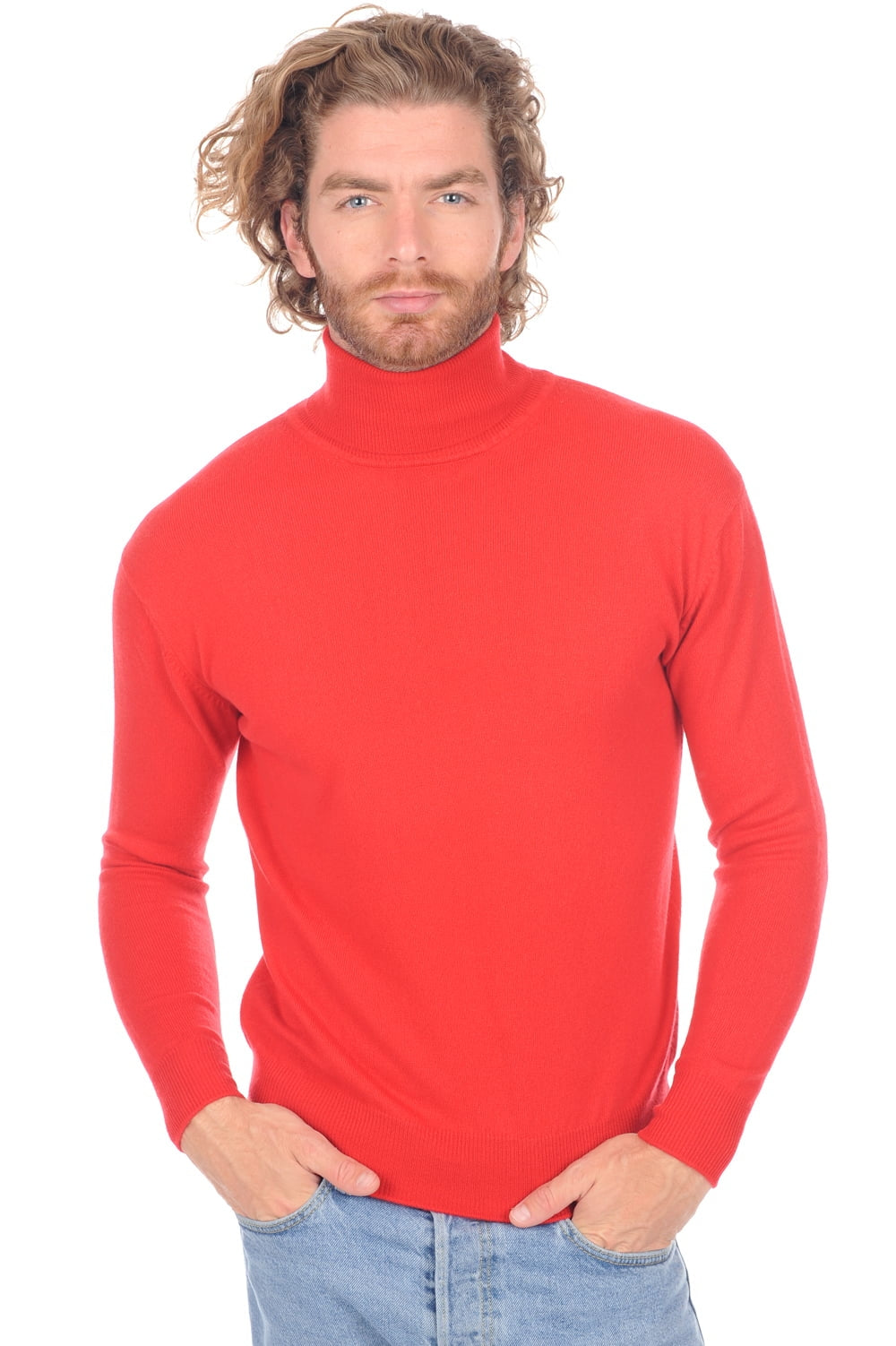 Edgar Premium kasjmier heren - rood - Mahogany
