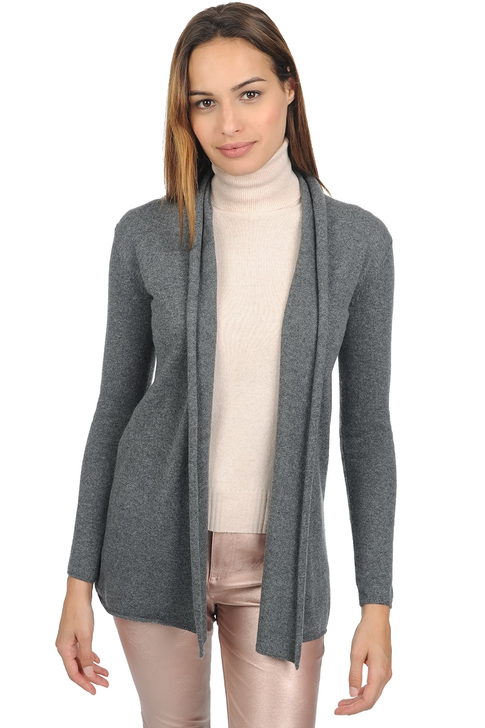 Pucci Premium in kasjmier voor dames - premium graphite - Mahogany