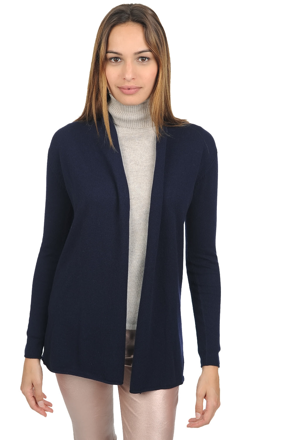Pucci Premium in kasjmier voor dames - premium navy - Mahogany