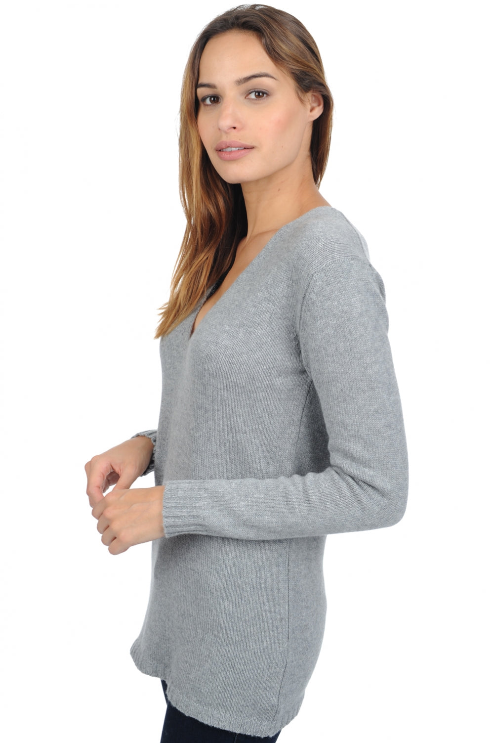 Vanessa Premium en cachemire femme - Vue 2 - premium flanell - Mahogany