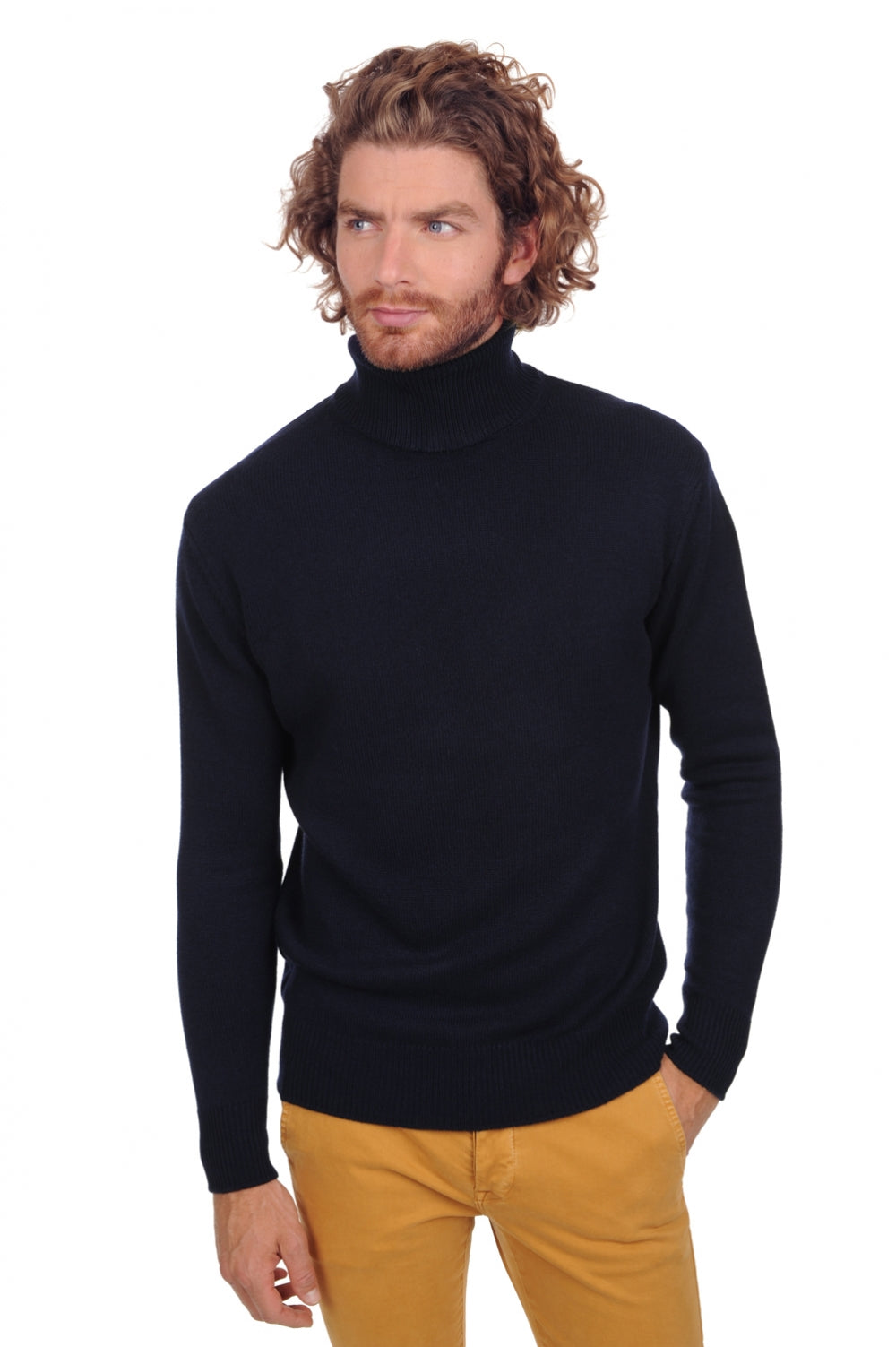 Edgar 4F Premium in kasjmier heren - premium navy - Mahogany