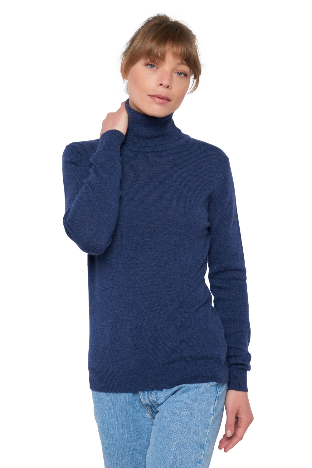 Lili in kasjmier dames - indigo - Mahogany