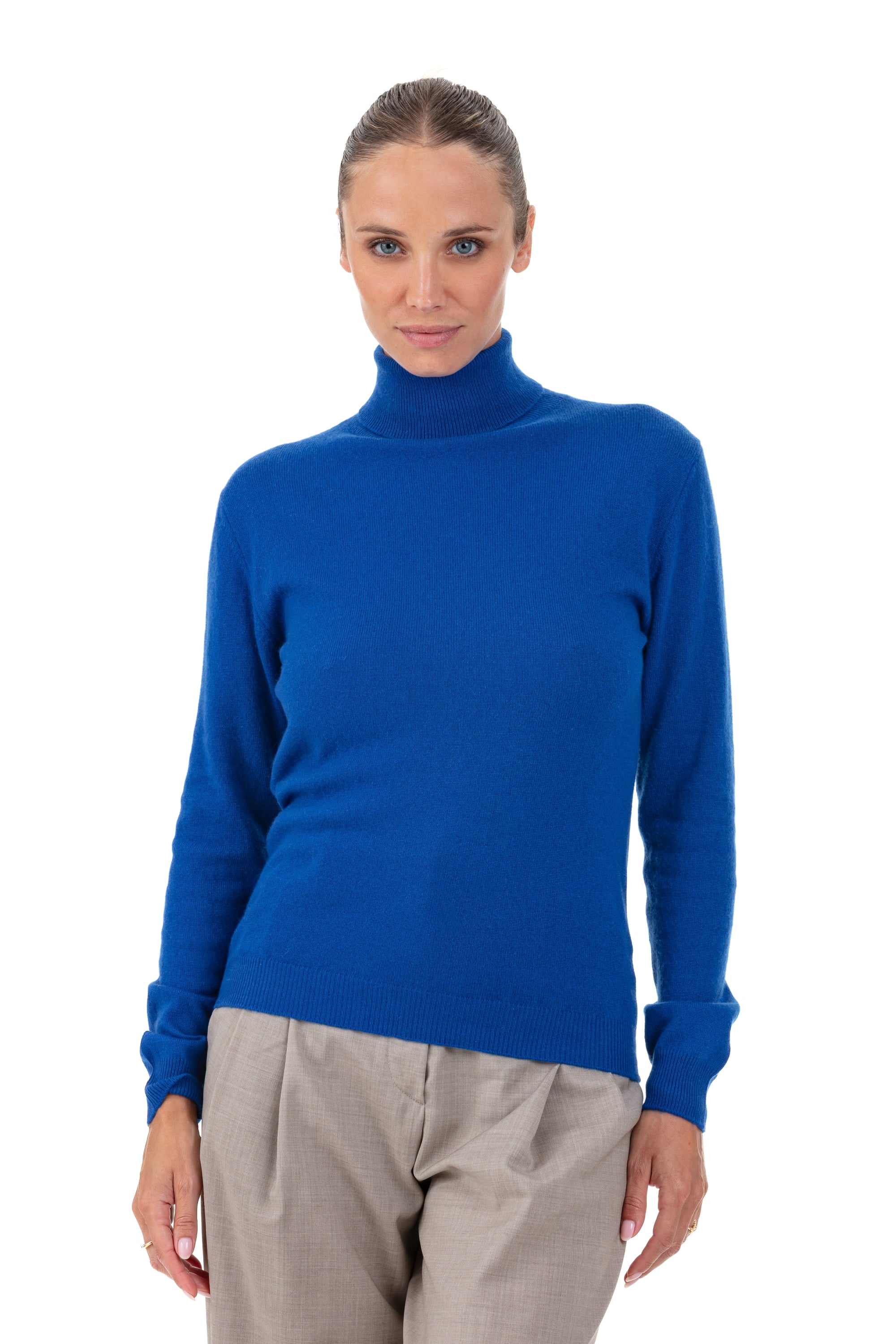 Tale in kasjmier dames - lapis blauw - Mahogany