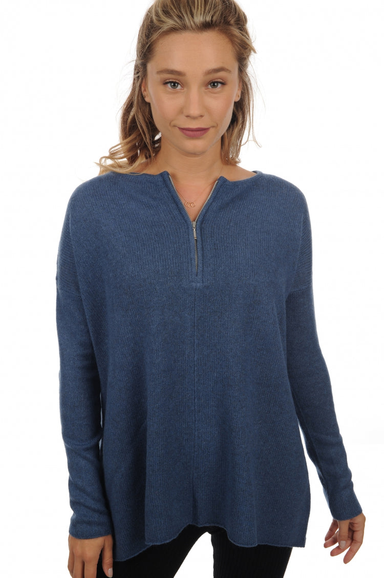 Nadeje in yak voor dames - sterrenblauw - Mahogany