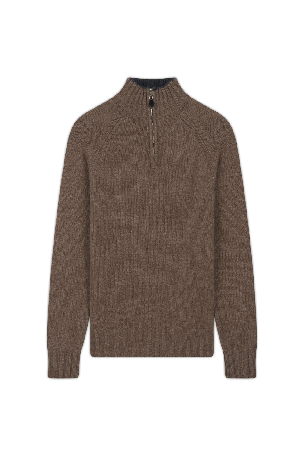 Howard in kasjmier en yak voor heren - naturel bruin / gemêleerd antraciet - Mahogany