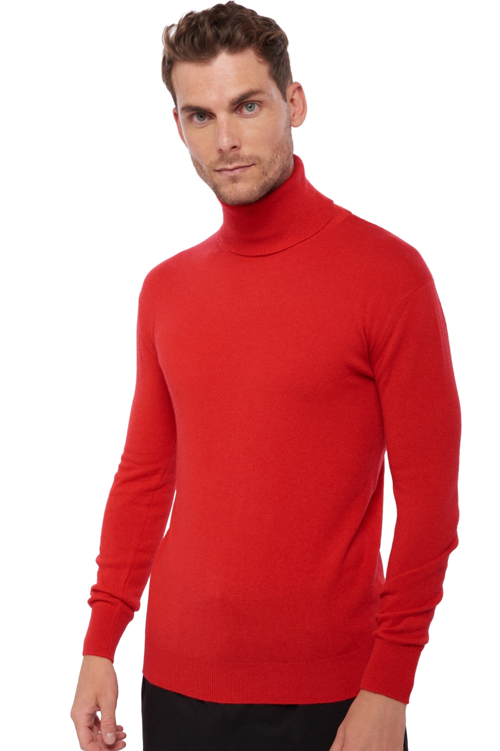 Preston in kasjmier heren - rood - Mahogany