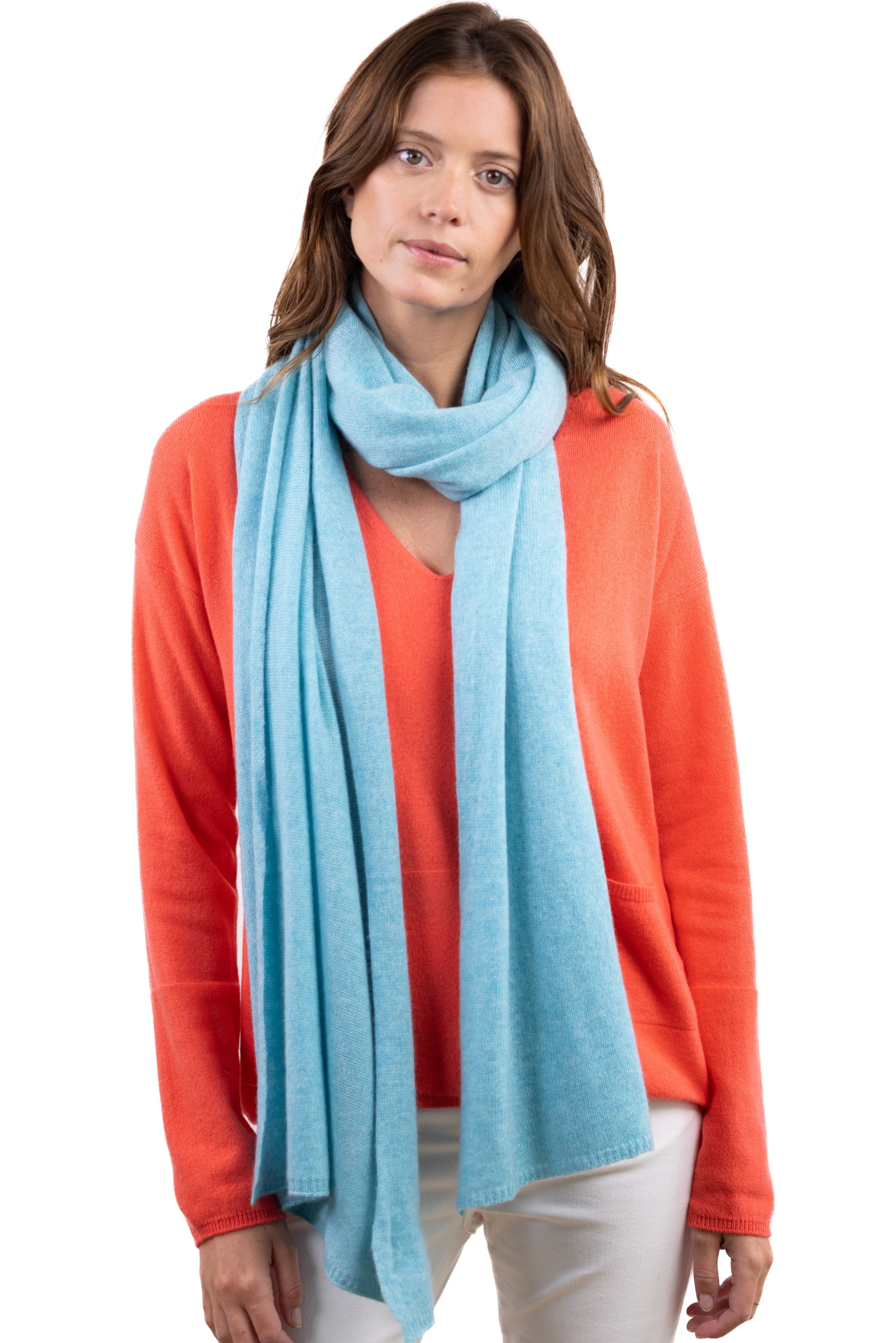 Miaou in kasjmier unisex - zwembad - Mahogany