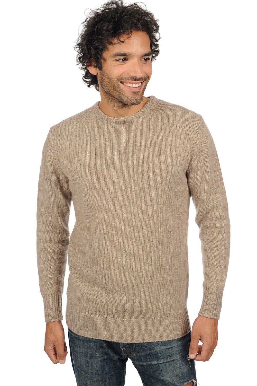Bilal in kasjmier heren - natural brown - Mahogany