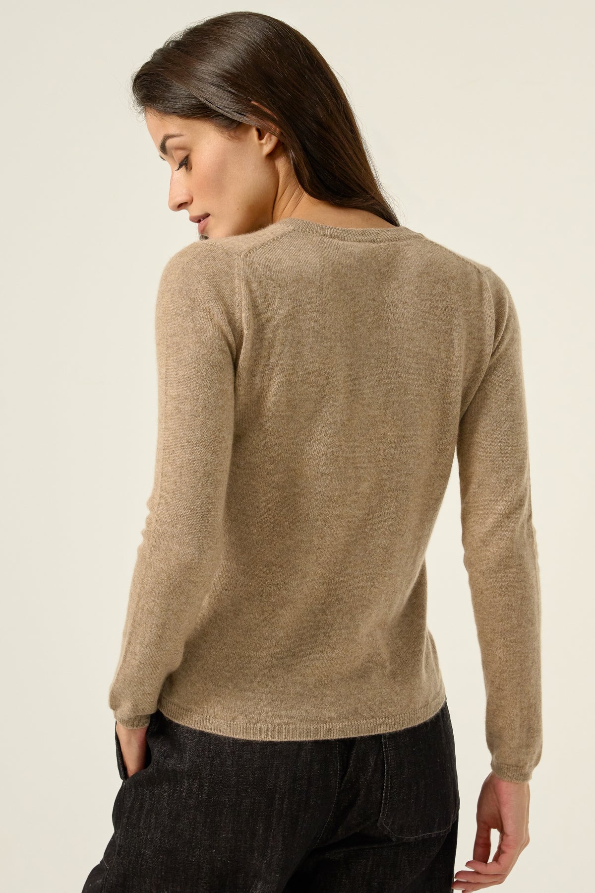 Chloe en cachemire femme - Vue 3 - natural brown - Mahogany