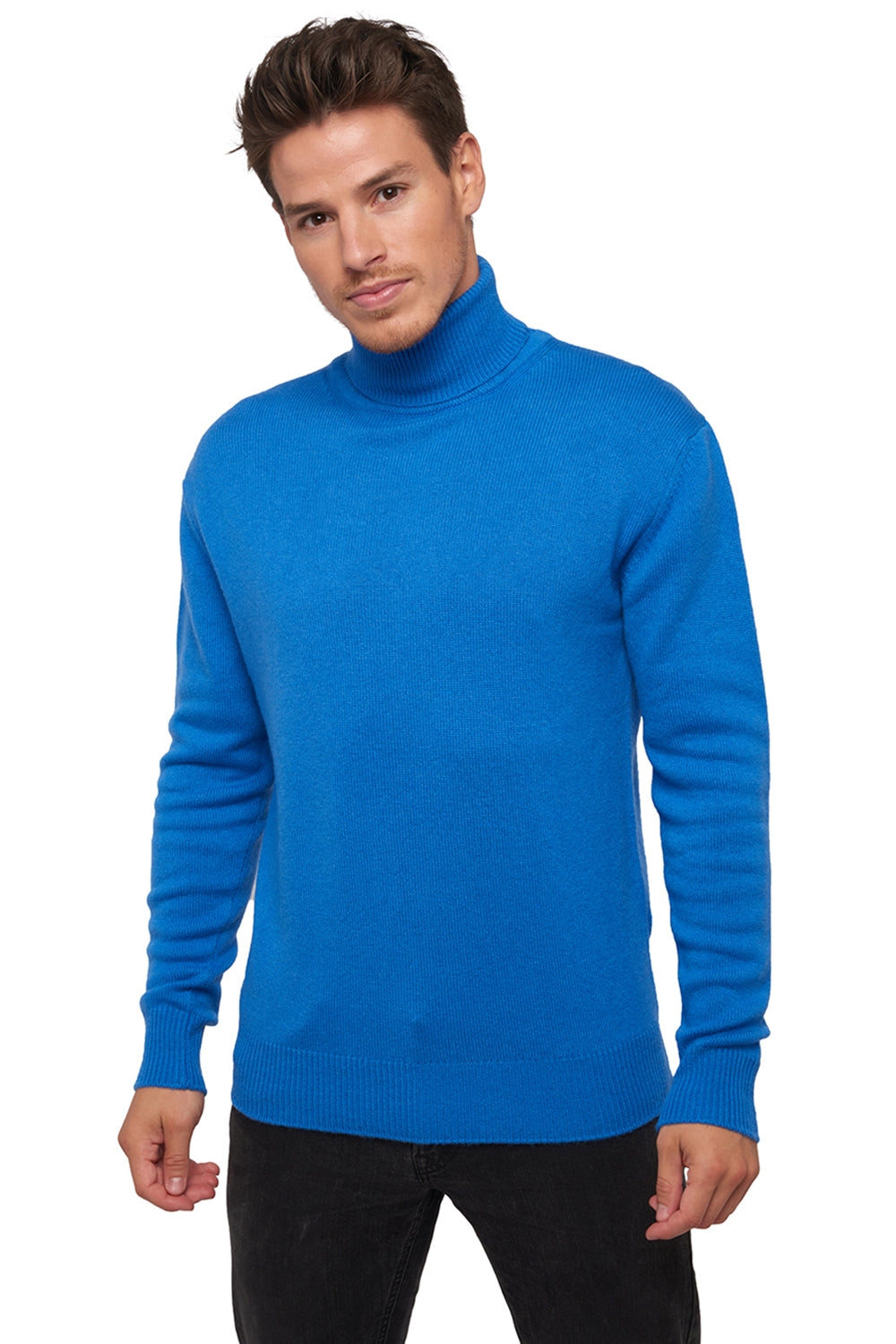 Edgar 4F in kasjmier heren - tetbury blue - Mahogany