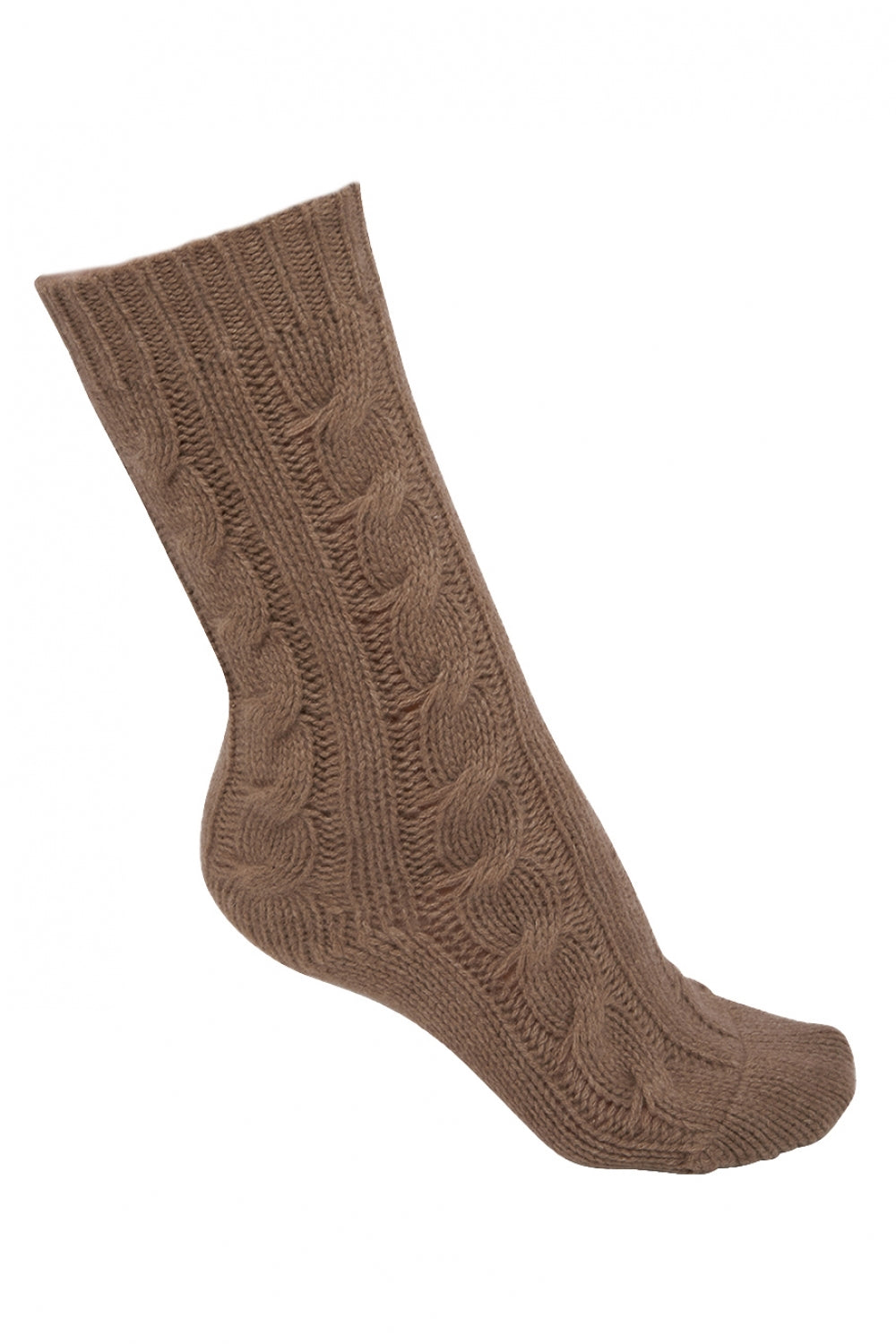 Pedibus in kasjmier unisex - natural brown - Mahogany