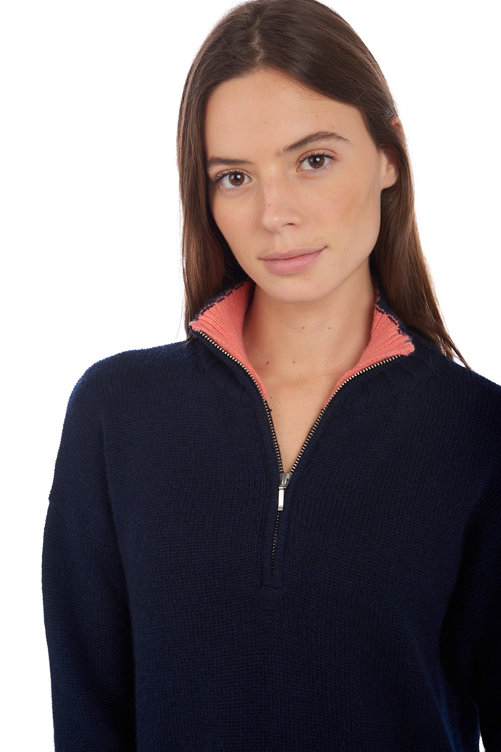 Alizette en cachemire femme - Vue 1 - marine foncé - Mahogany