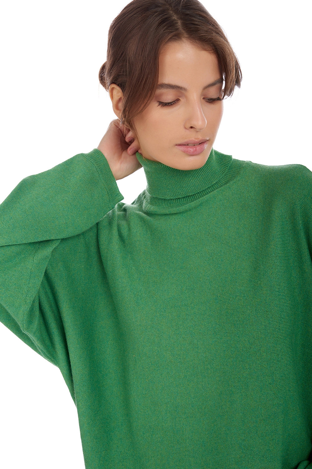 Amarillo en cachemire femme - Vue 3 - basil - Mahogany