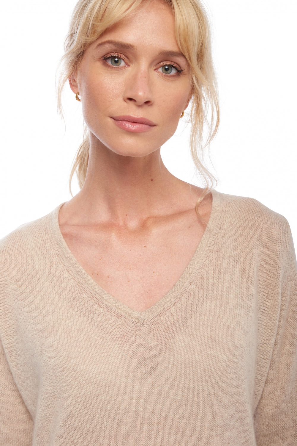 Flavie en cachemire femme - Vue 1 - natural beige - Mahogany