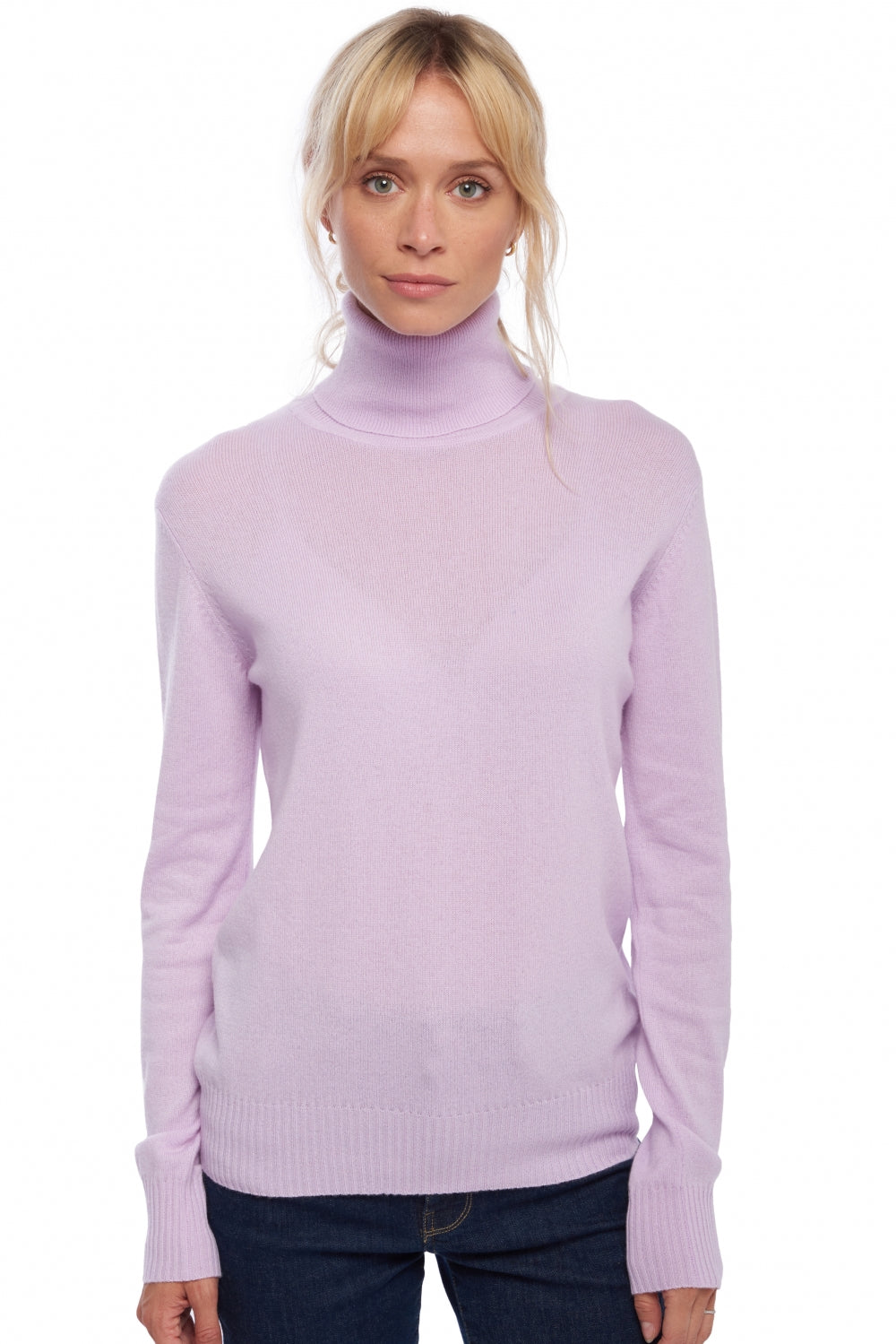 Lili in kasjmier dames - lila - Mahogany