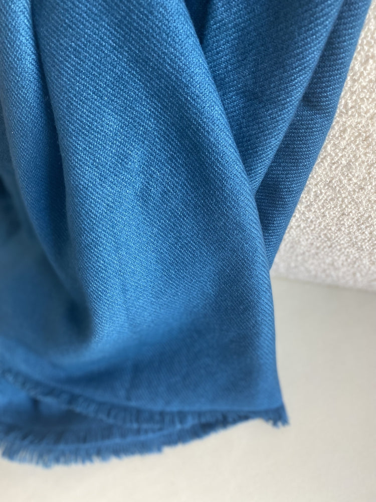 Toodoo Plain L in gemengd kasjmier - eendendblauw - Mahogany
