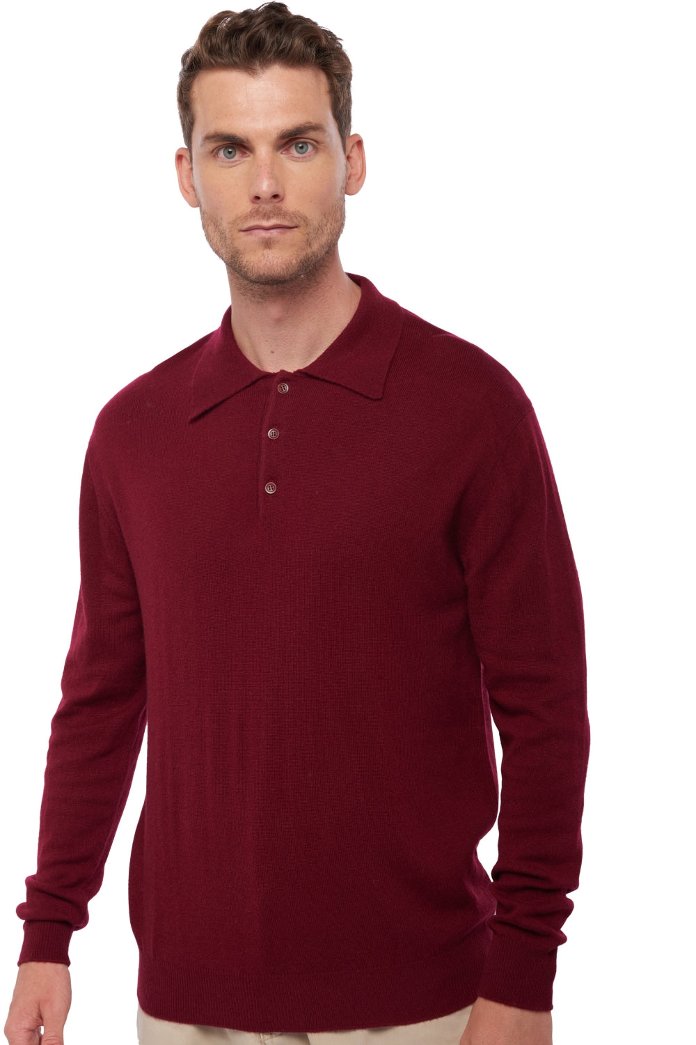 Alexandre in kasjmier heren - bordeaux - Mahogany