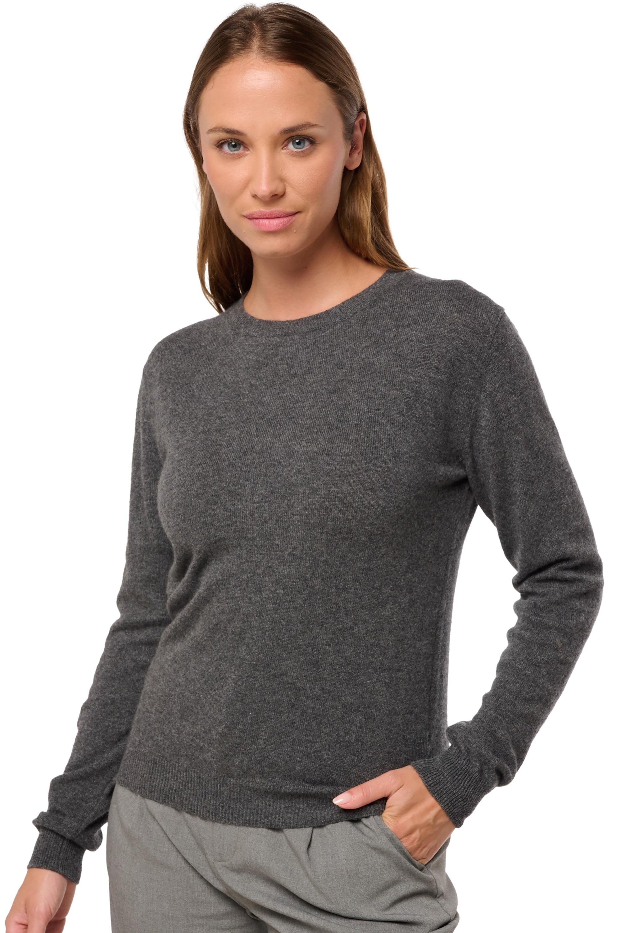Thalia kasjmier damestrui - dark grey - Mahogany