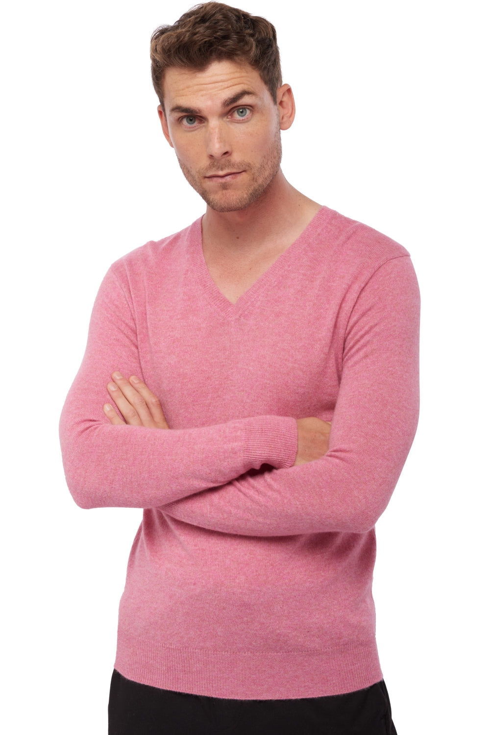 Tor in kasjmier heren - carnation pink - Mahogany