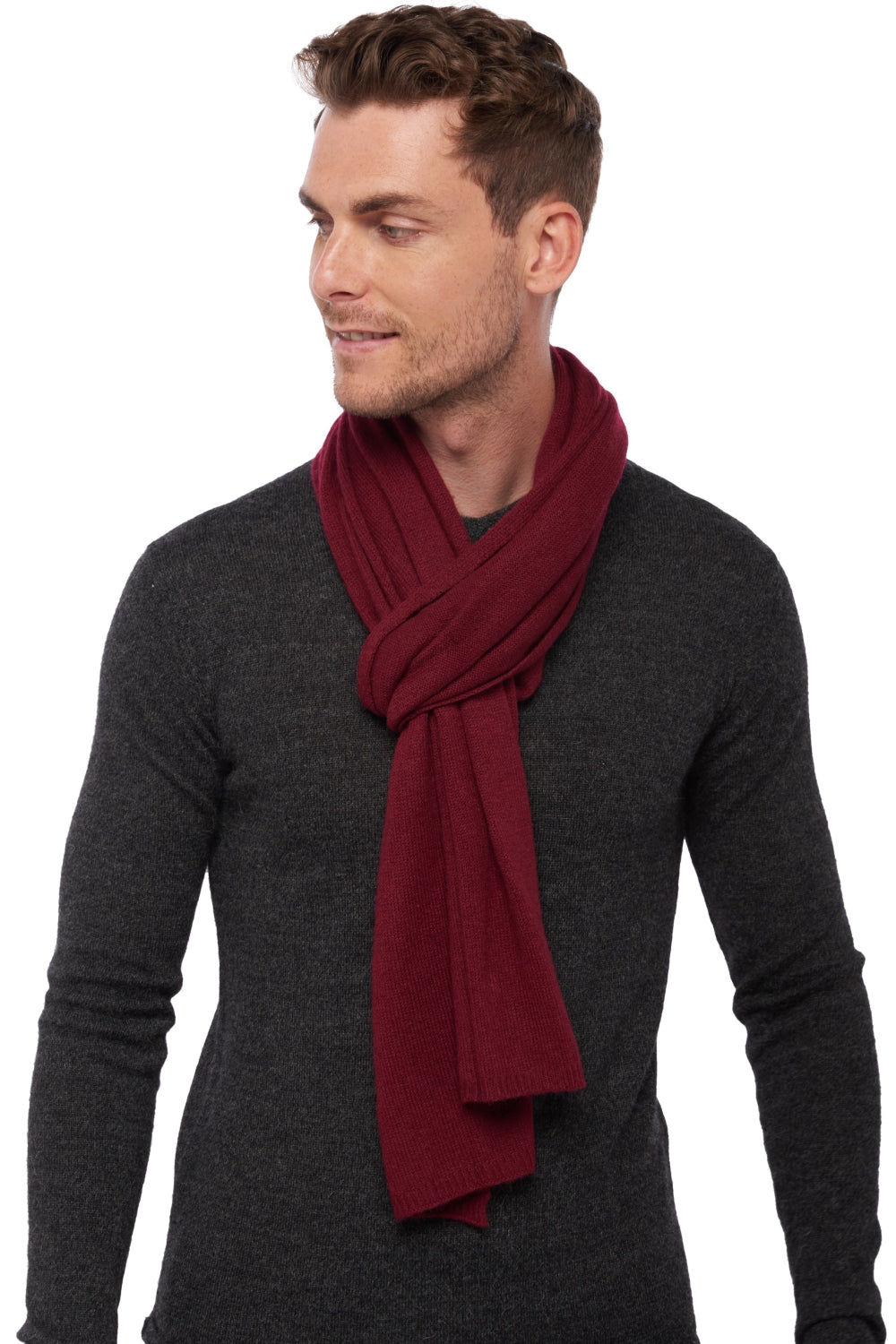 Miaou in kasjmier unisex - bordeaux - Mahogany