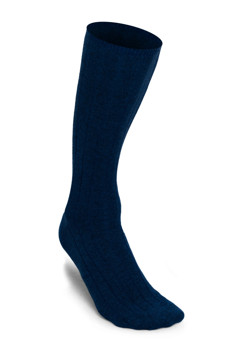 Dragibus Long in kasjmier & elastaan dames - donkerblauw - Mahogany
