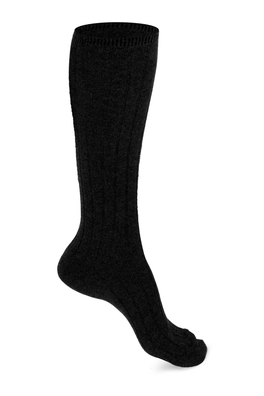 Dragibus Long in kasjmier & elastaan dames - zwart - Mahogany