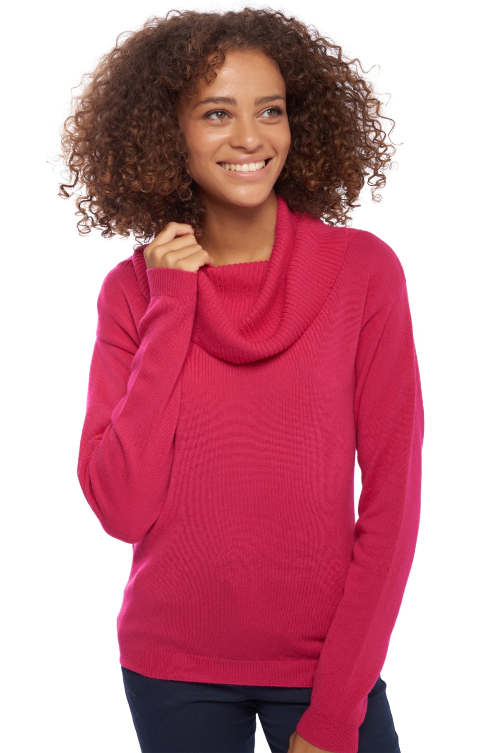 Anapolis in kasjmier dames - lipstick - Mahogany