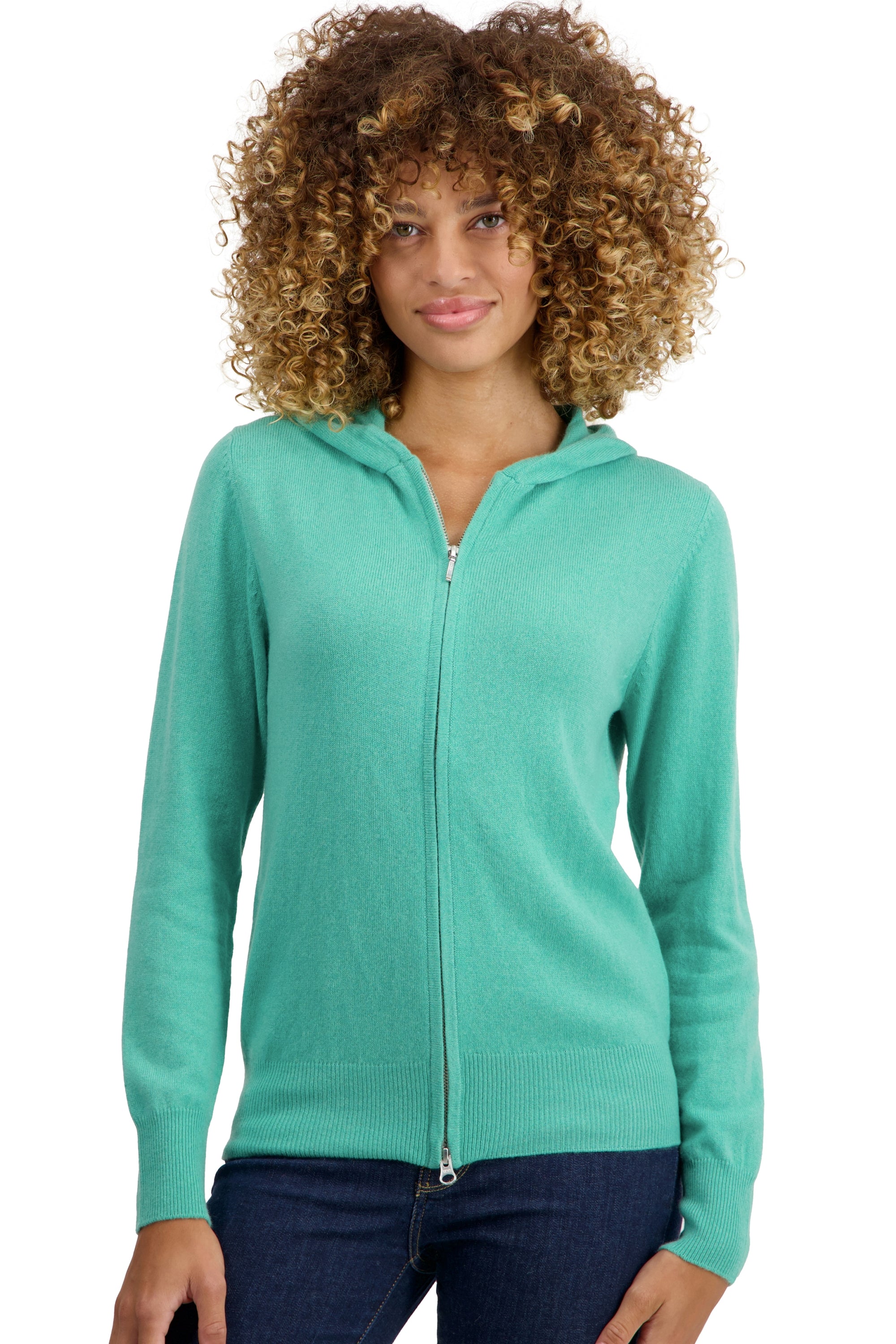 Tina in kasjmier dames - nile - Mahogany
