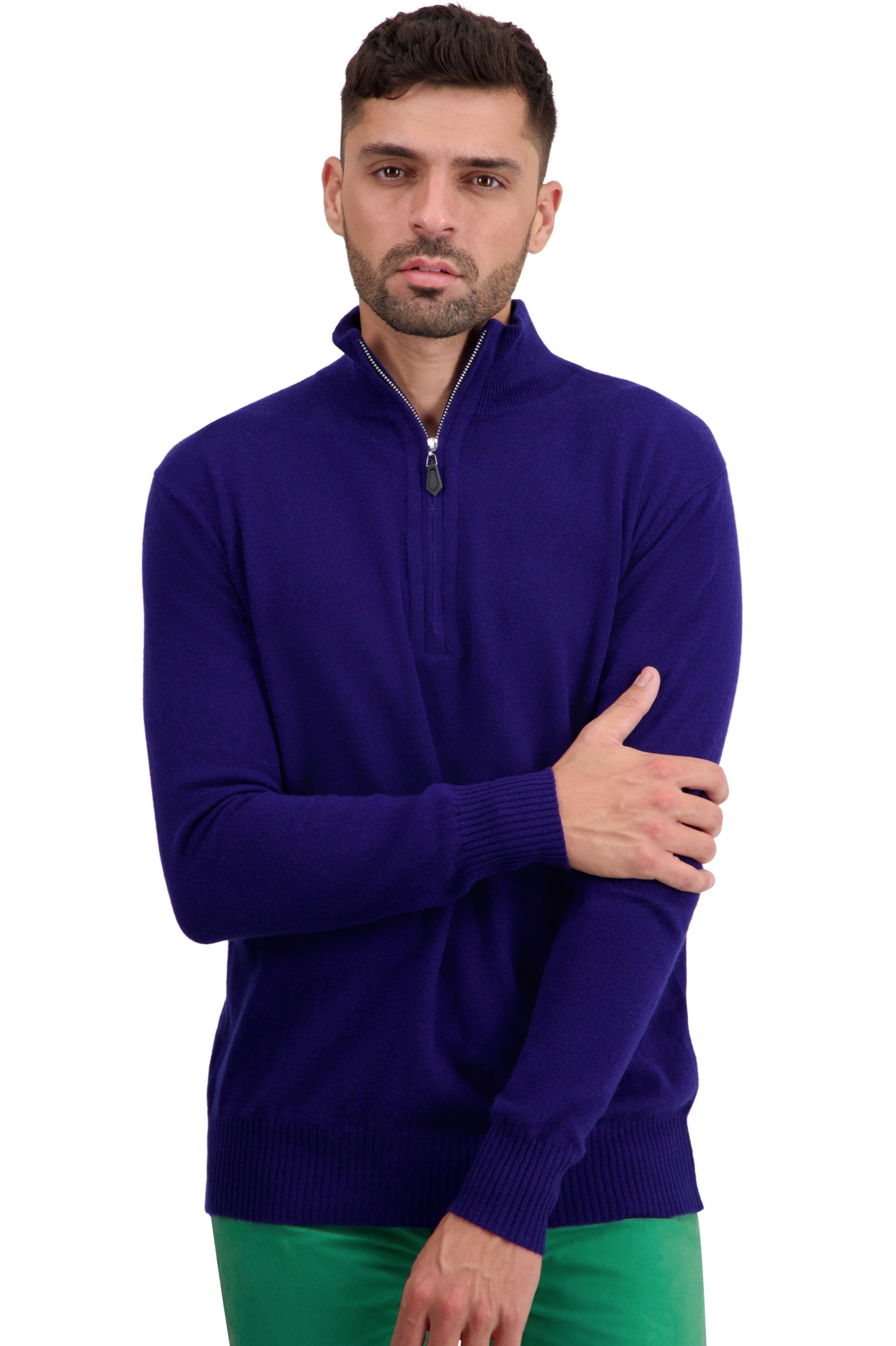 Toulon in kasjmier heren - french navy - Mahogany