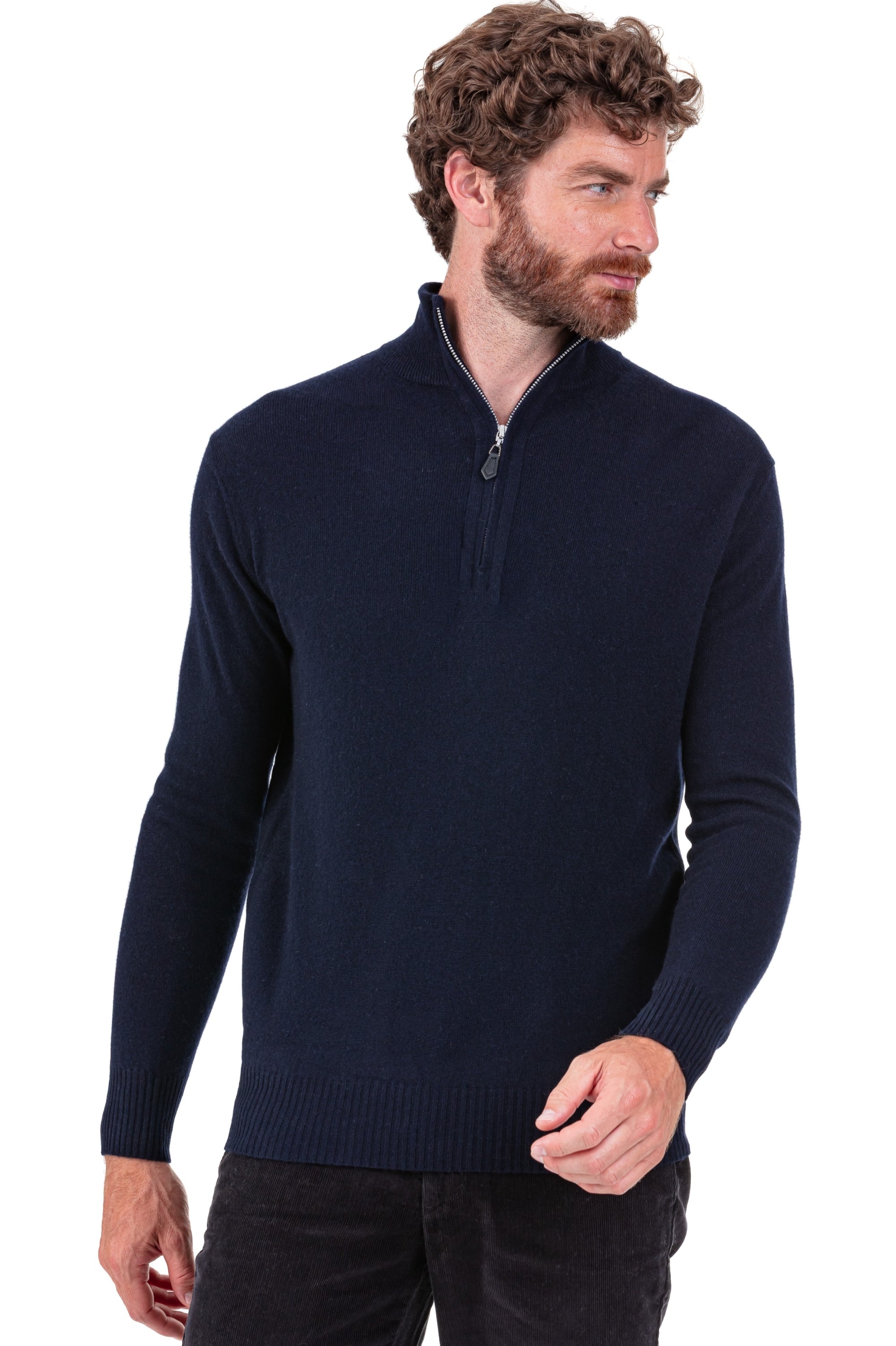 Toulon in kasjmier heren - donkerblauw - Mahogany