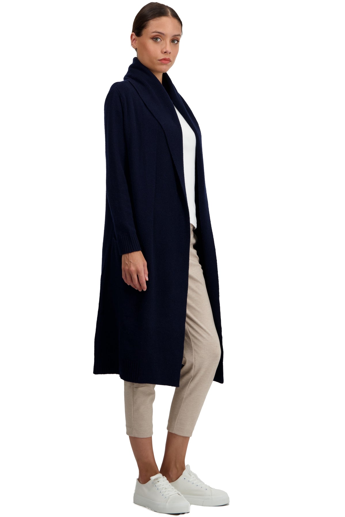 Thonon en cachemire femme - Vue 1 - marine foncé - Mahogany