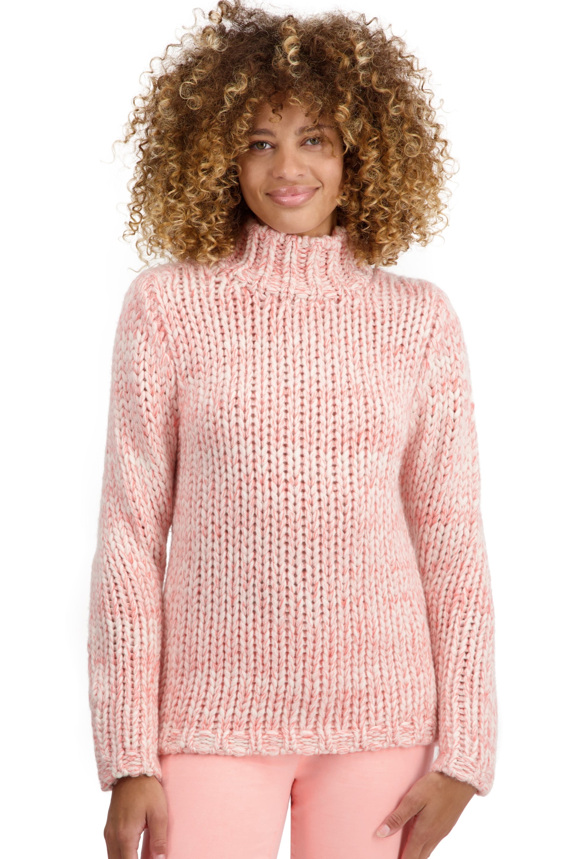 Toxane in kasjmier voor dames - natural écru / bleekroze / peach - Mahogany