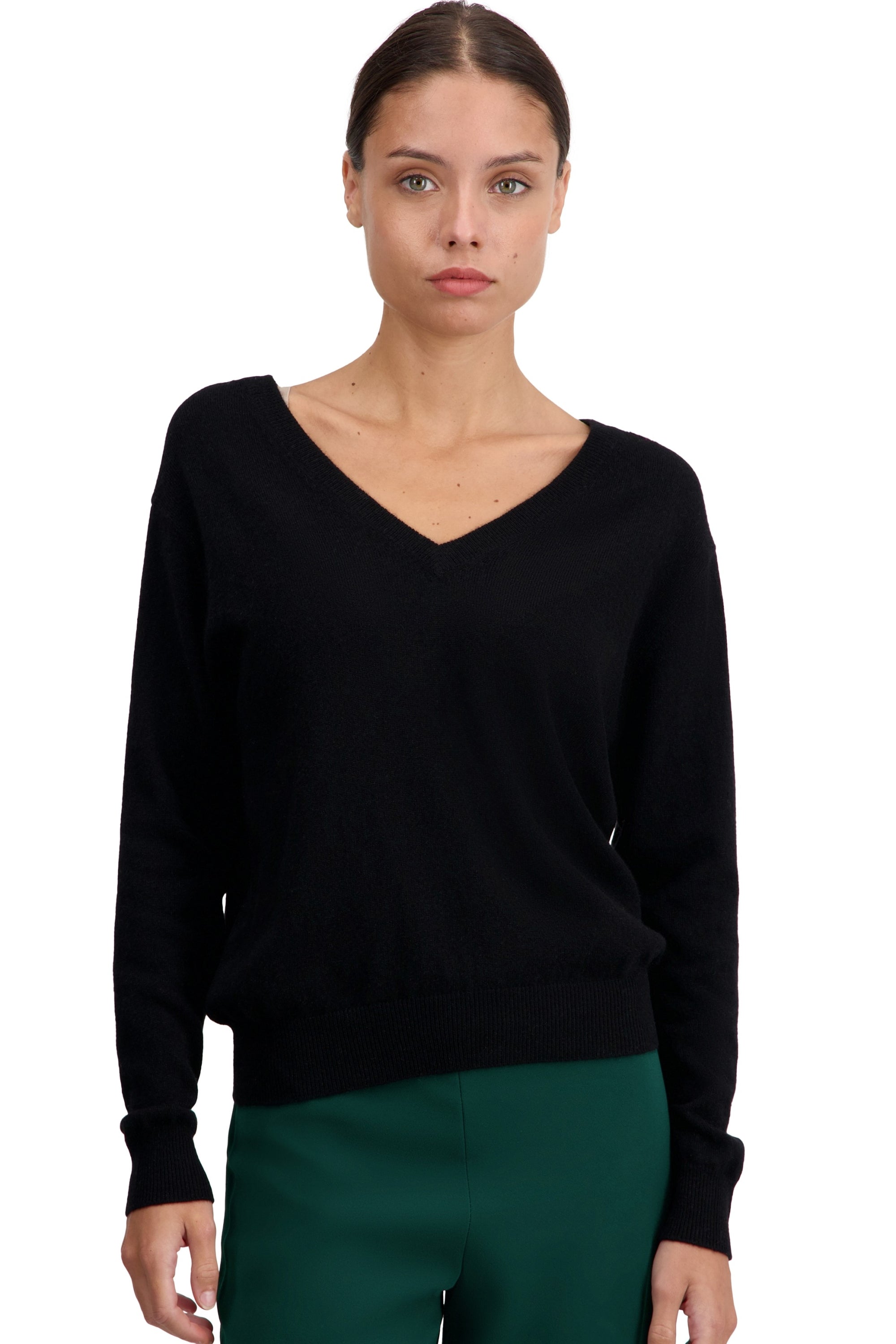 Tornade kasjmier dames - zwart - Mahogany