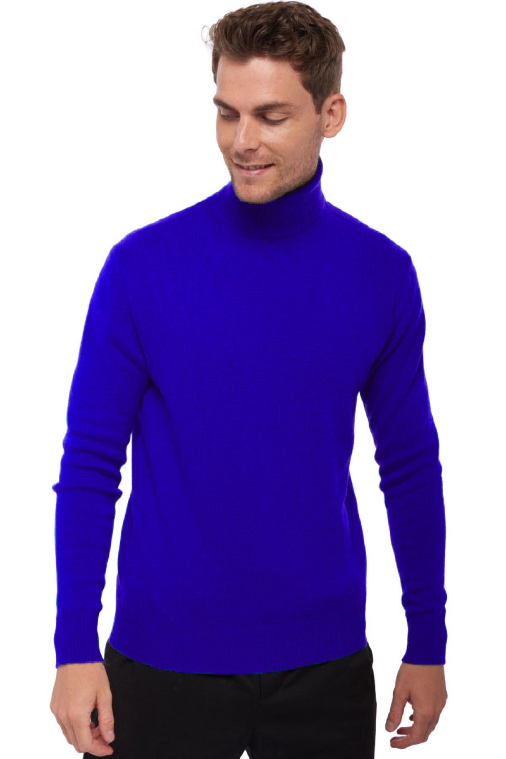 Edgar 4F in kasjmier heren - regata blauw - Mahogany