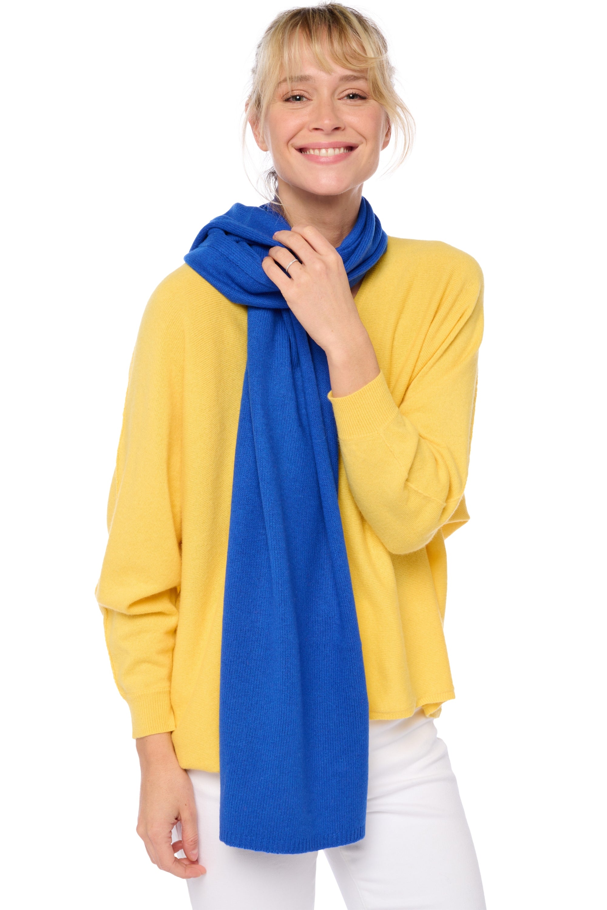 Sjaal in yak, 100% yak, unisex, normaal / 2 en 4 draden, normale brei, Mahogany