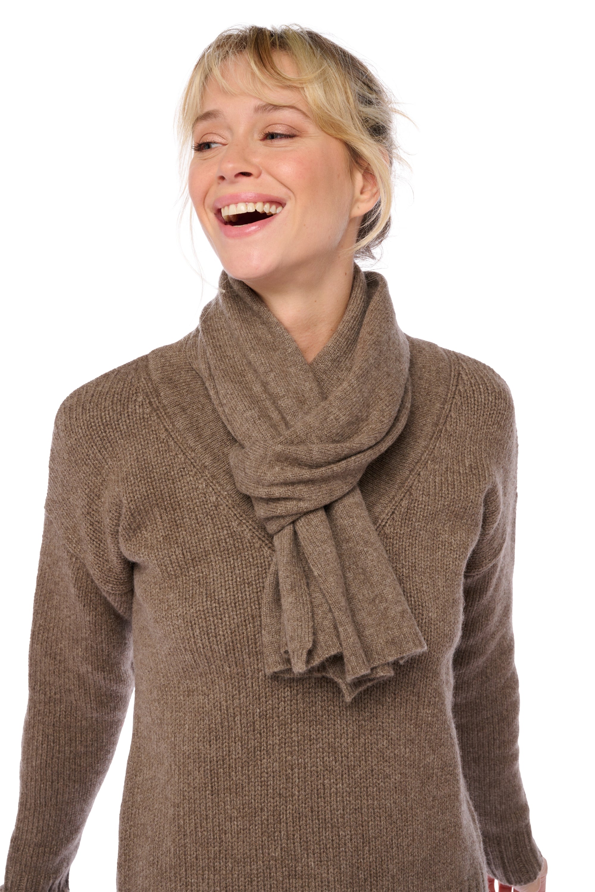Yakozone in yak unisex - natuurlijke marmot - Mahogany