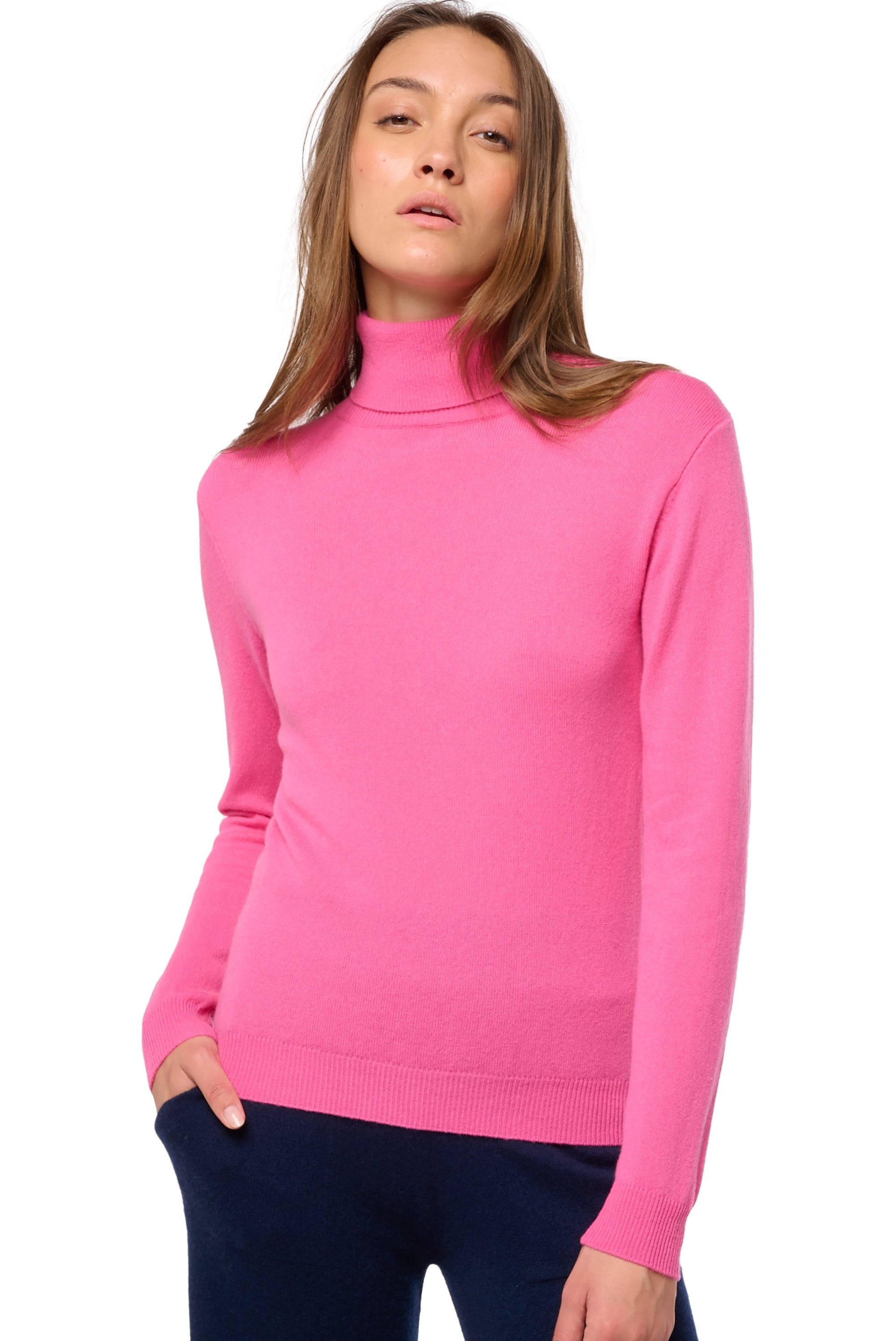 Tale kasjmier damestrui - flashy rose - Mahogany