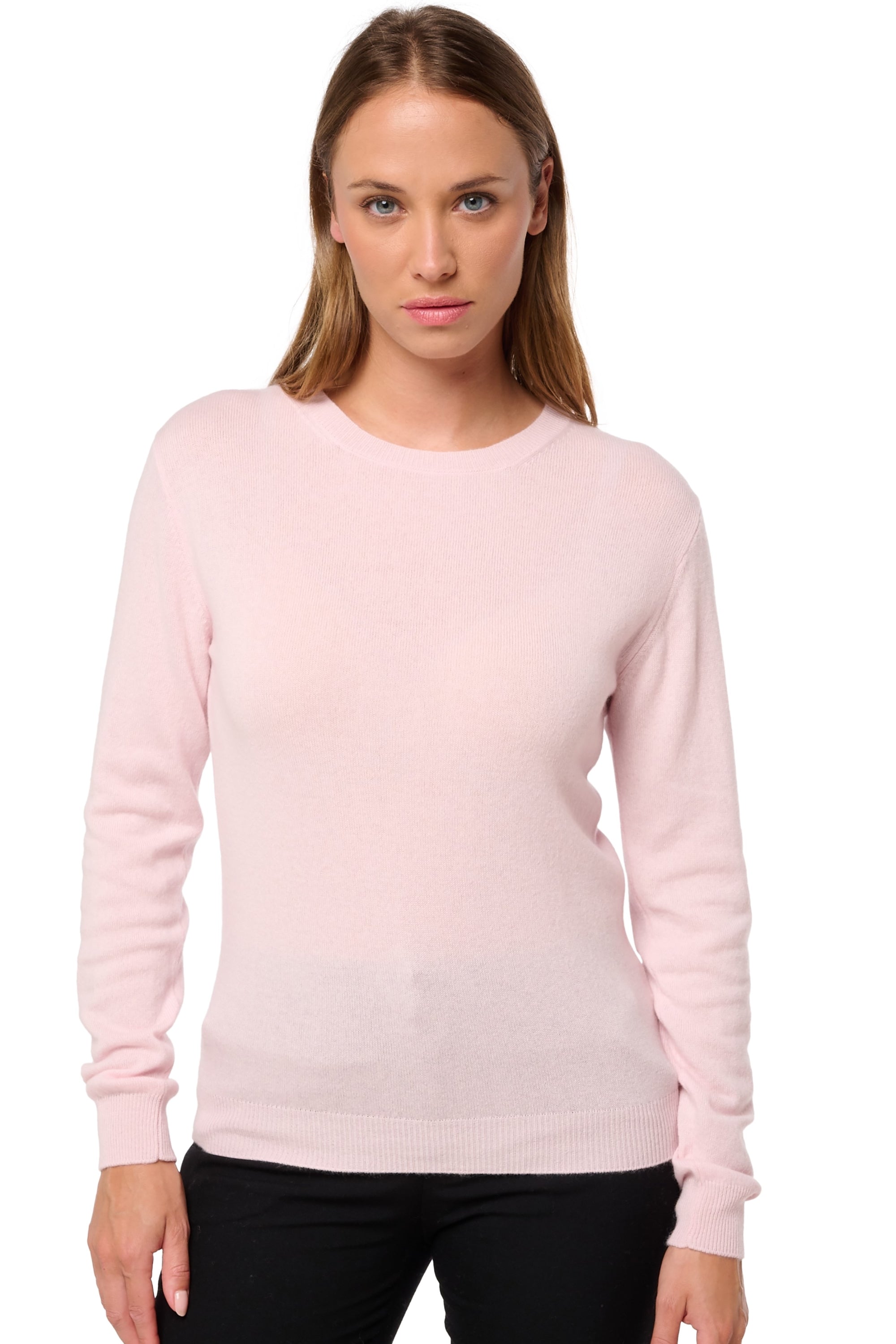 Thalia kasjmier dames - pale blossom - Mahogany