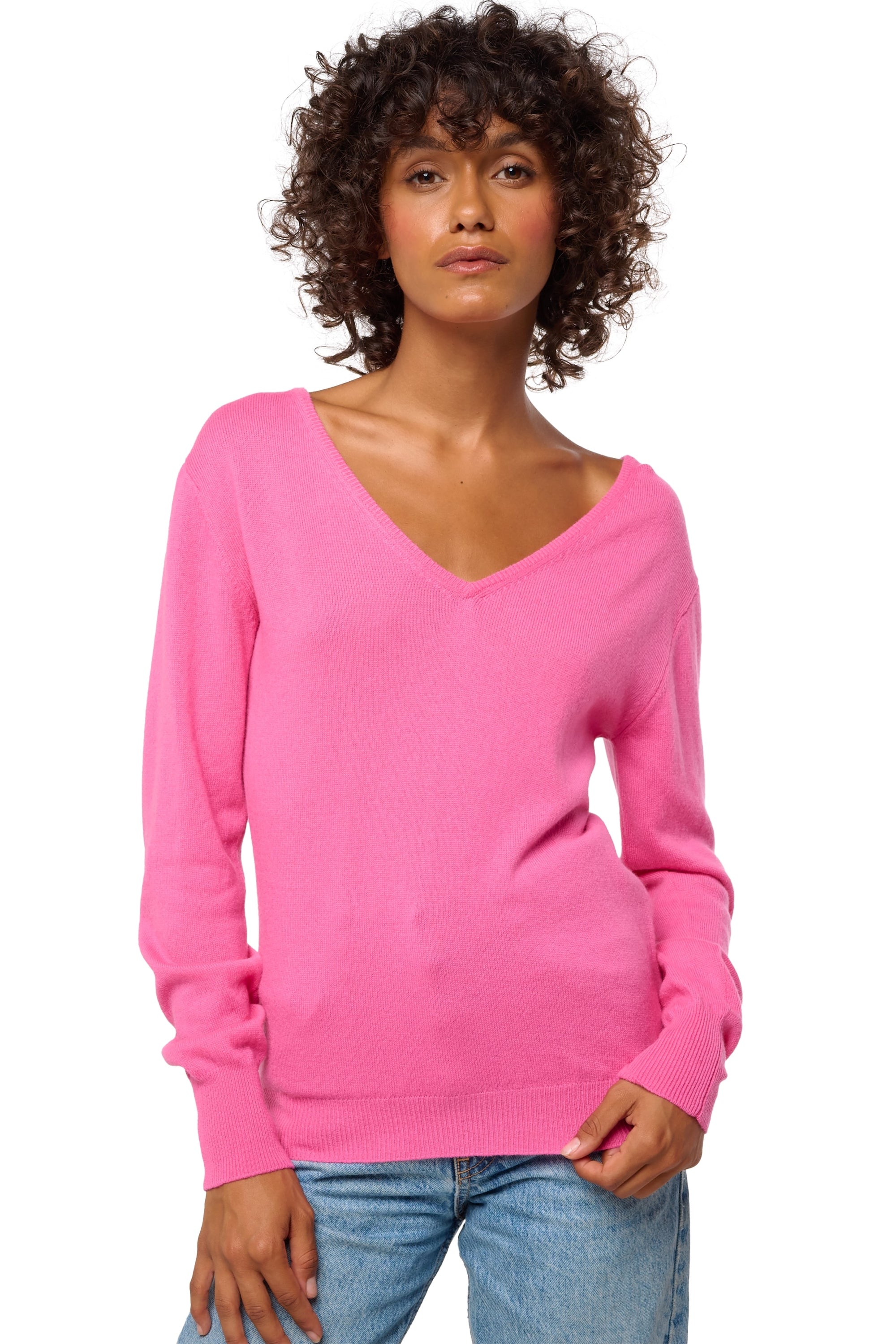 Trieste kasjmier damestrui - flashy rose - Mahogany