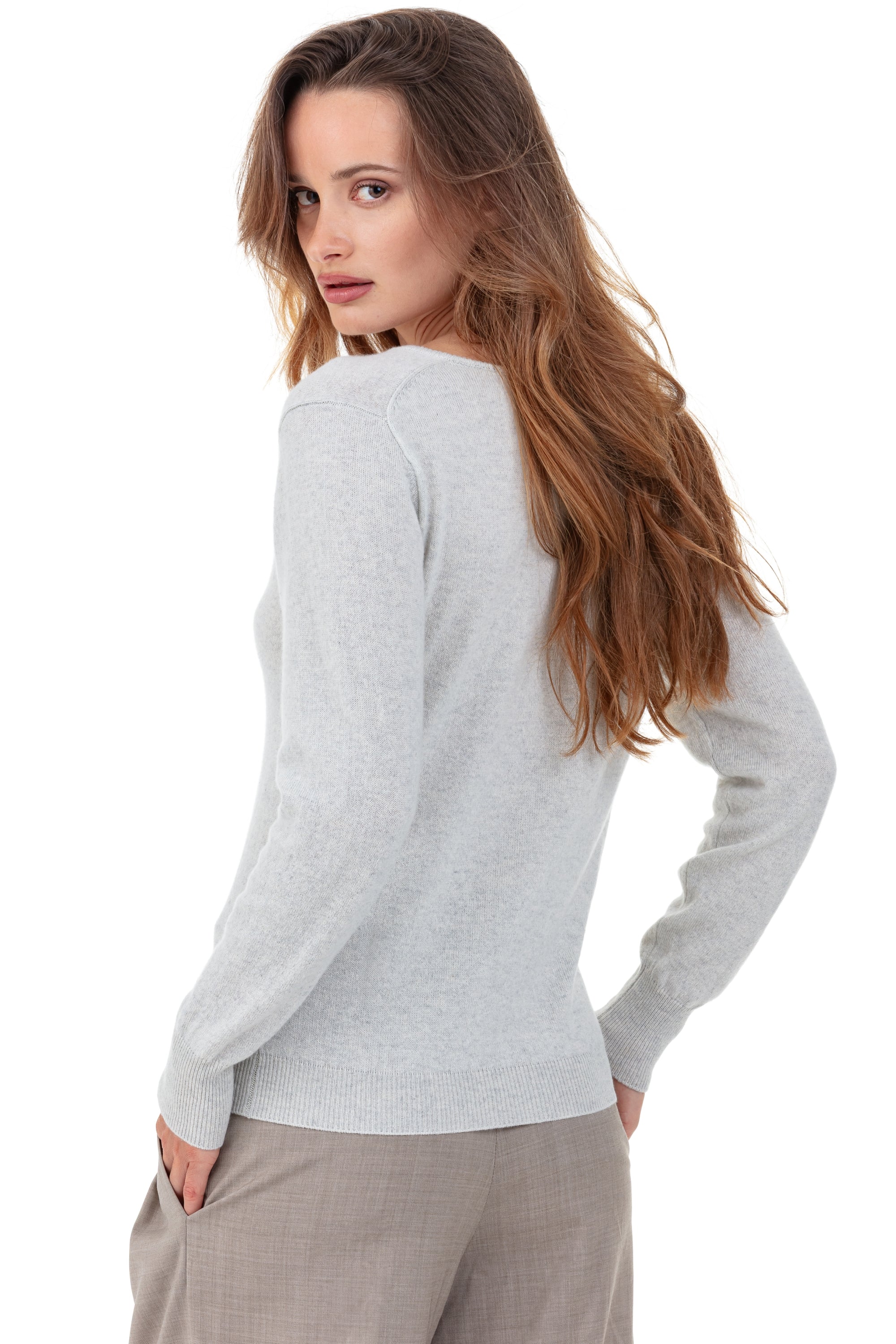 Trieste en cachemire femme - Vue 2 - fluo white - Mahogany