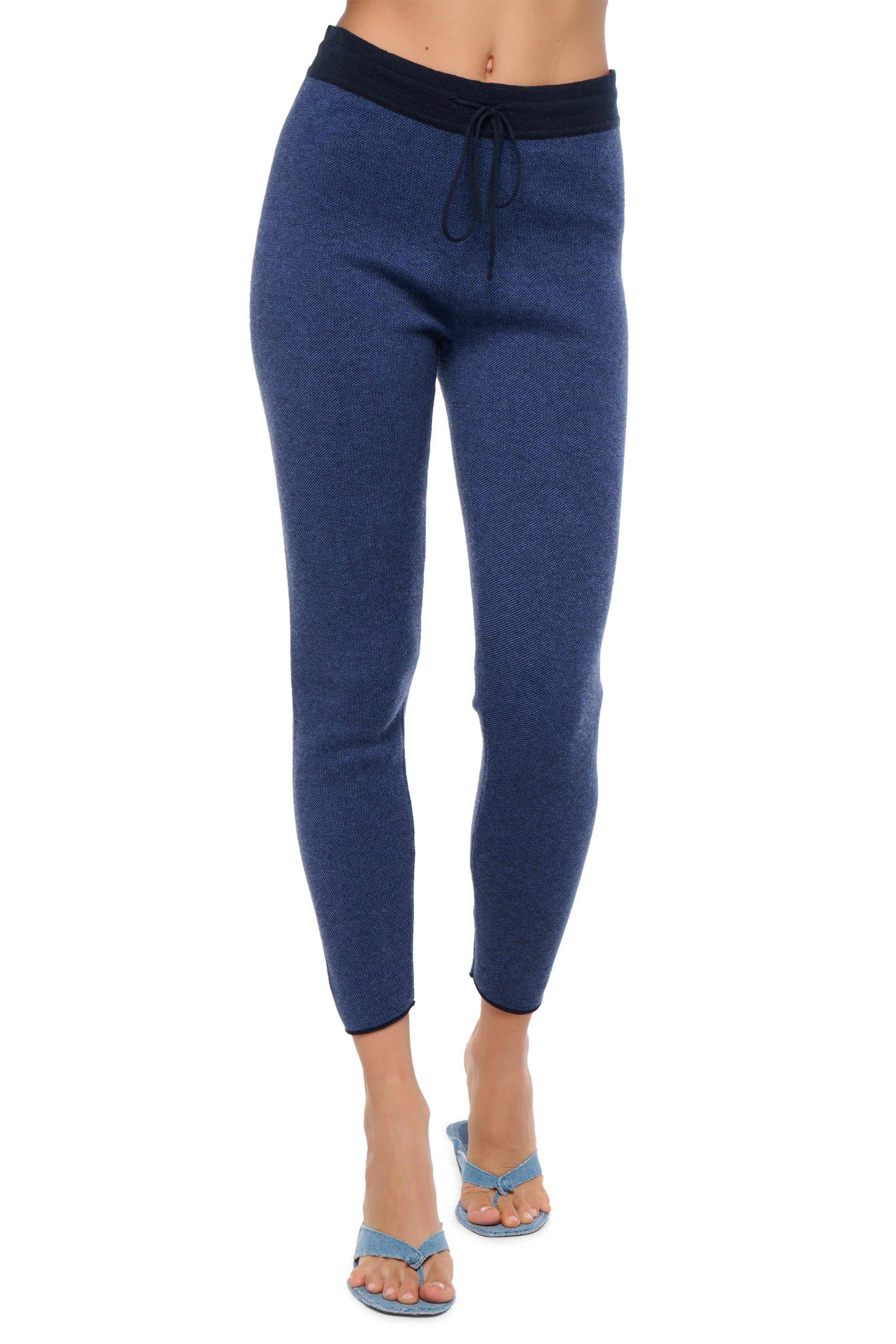 Shiloh in kasjmier en katoen dames - blauw - Mahogany