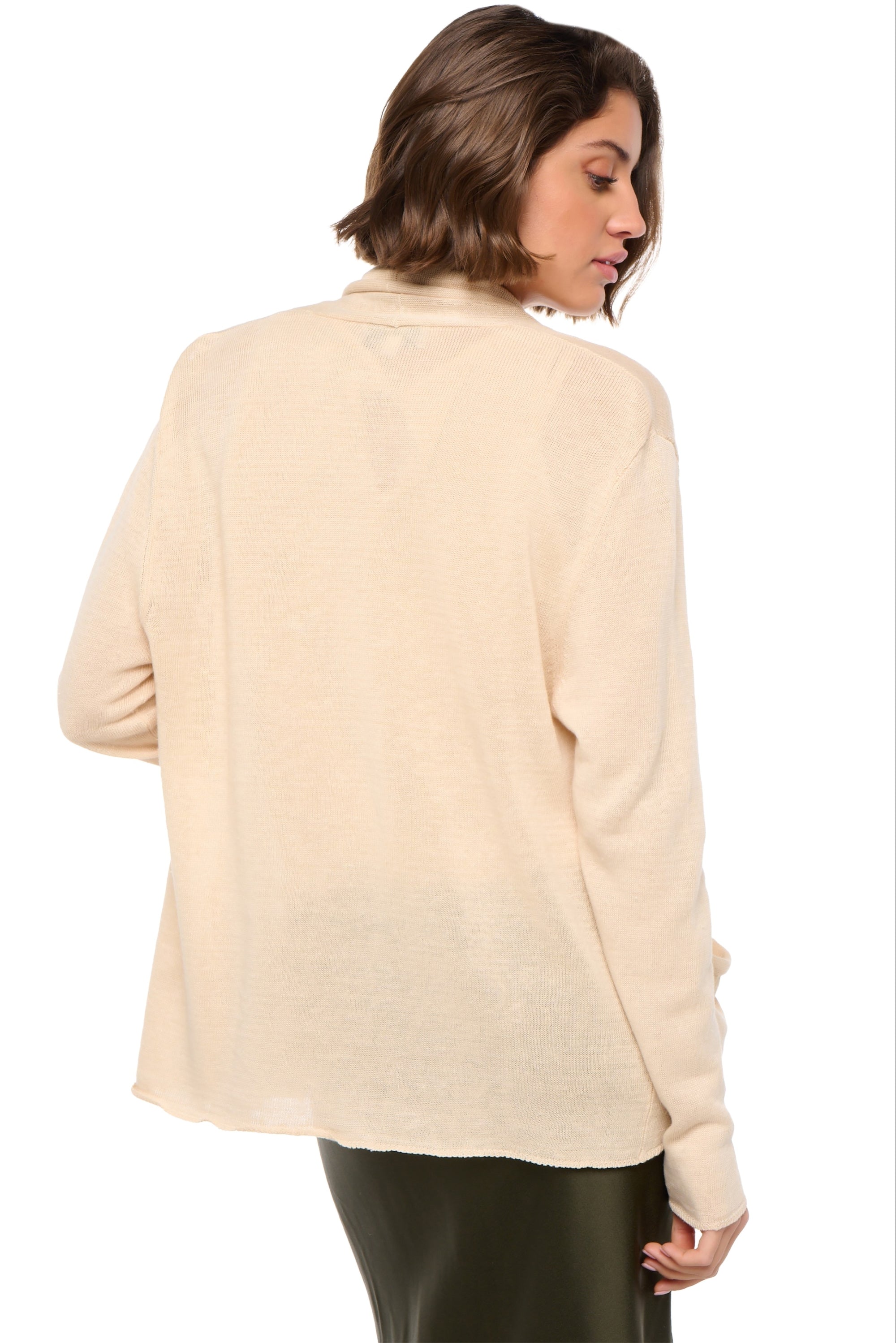 Sissi en lin femme - Vue 4 - wheat - Mahogany