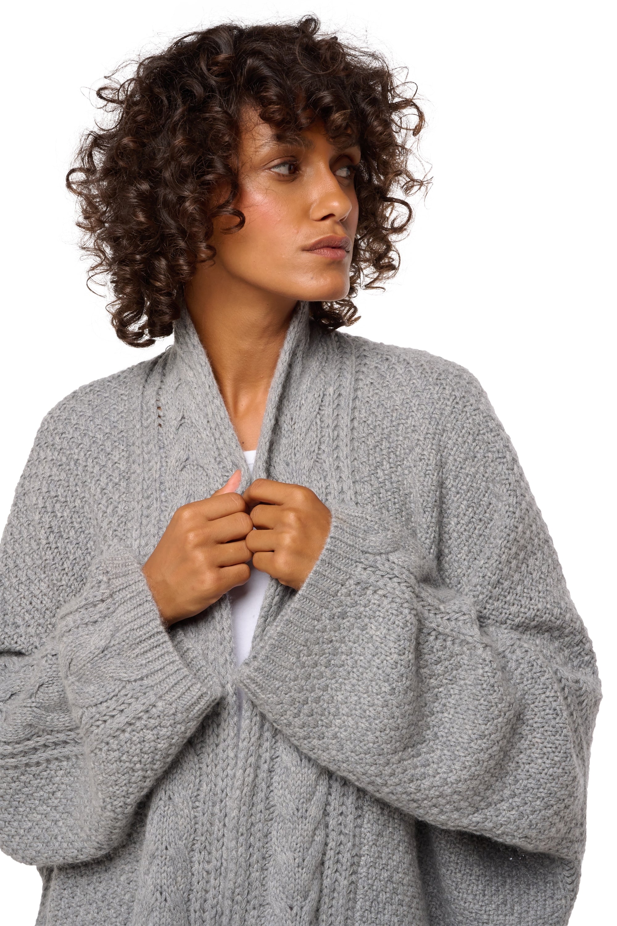 Divine en cachemire femme - Vue 2 - gris chiné - Mahogany