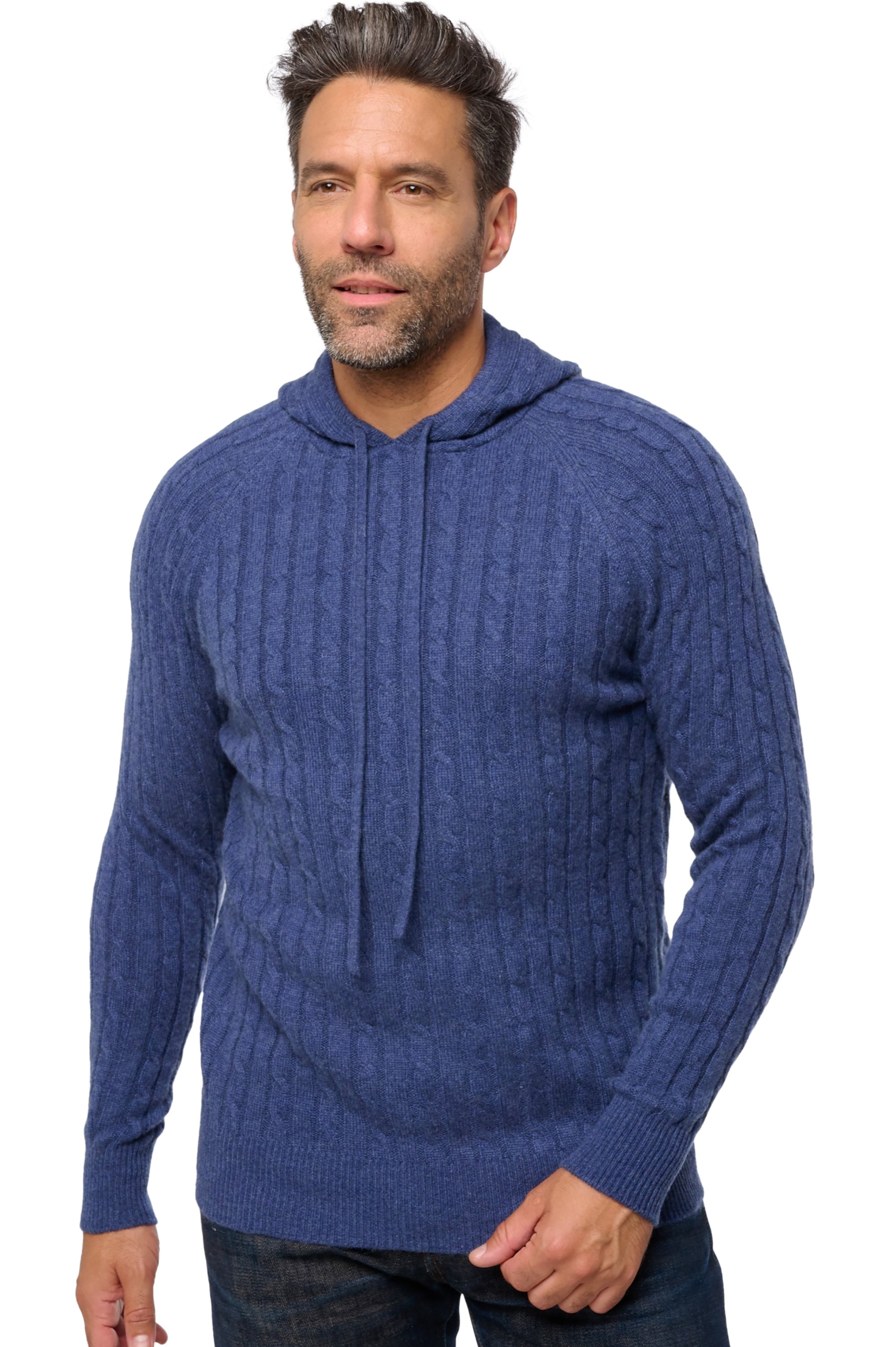 Detroit in kasjmier heren - indigo - Mahogany
