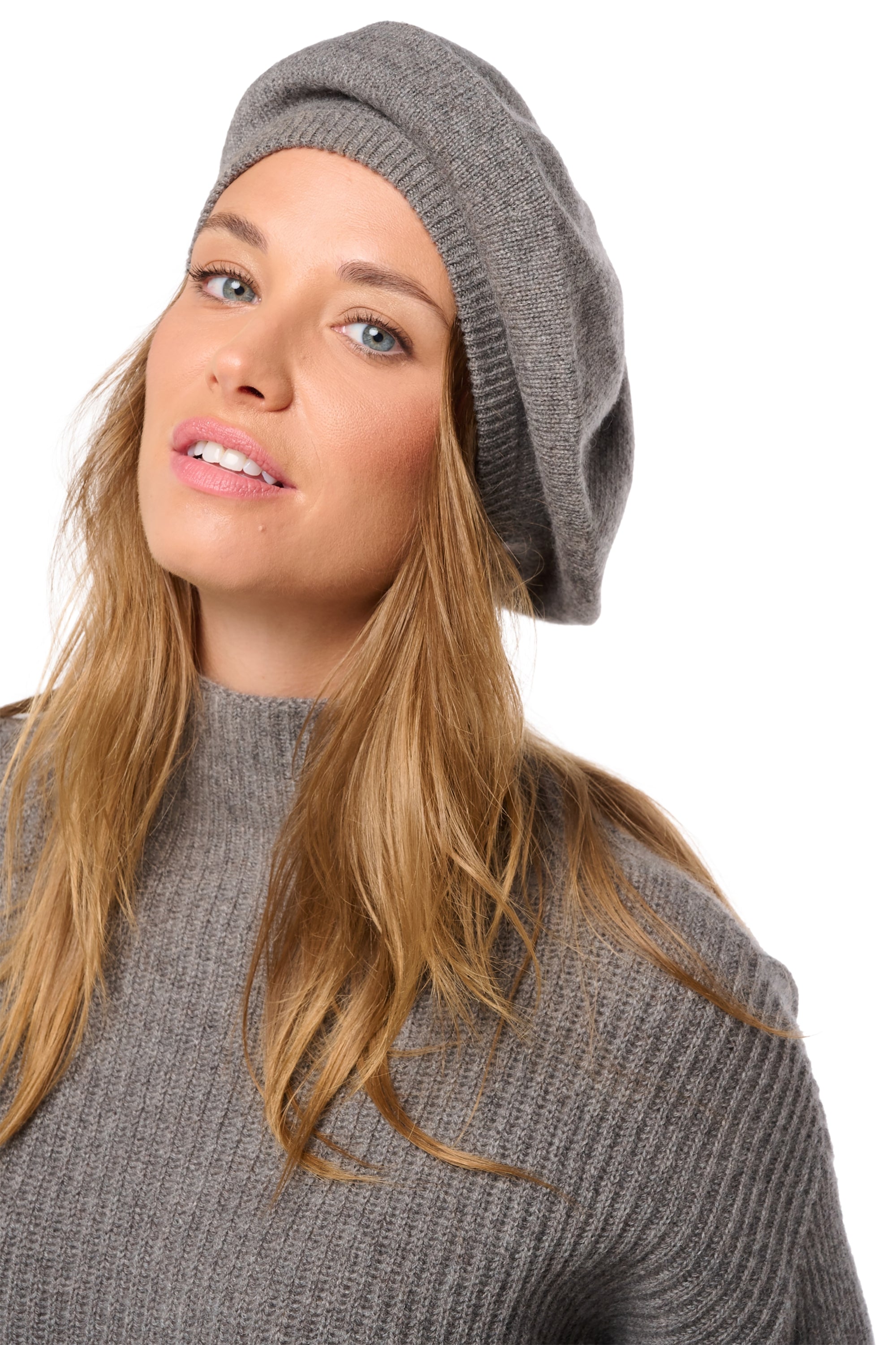 Denise kasjmier unisex - marmotte gemêleerd - Mahogany