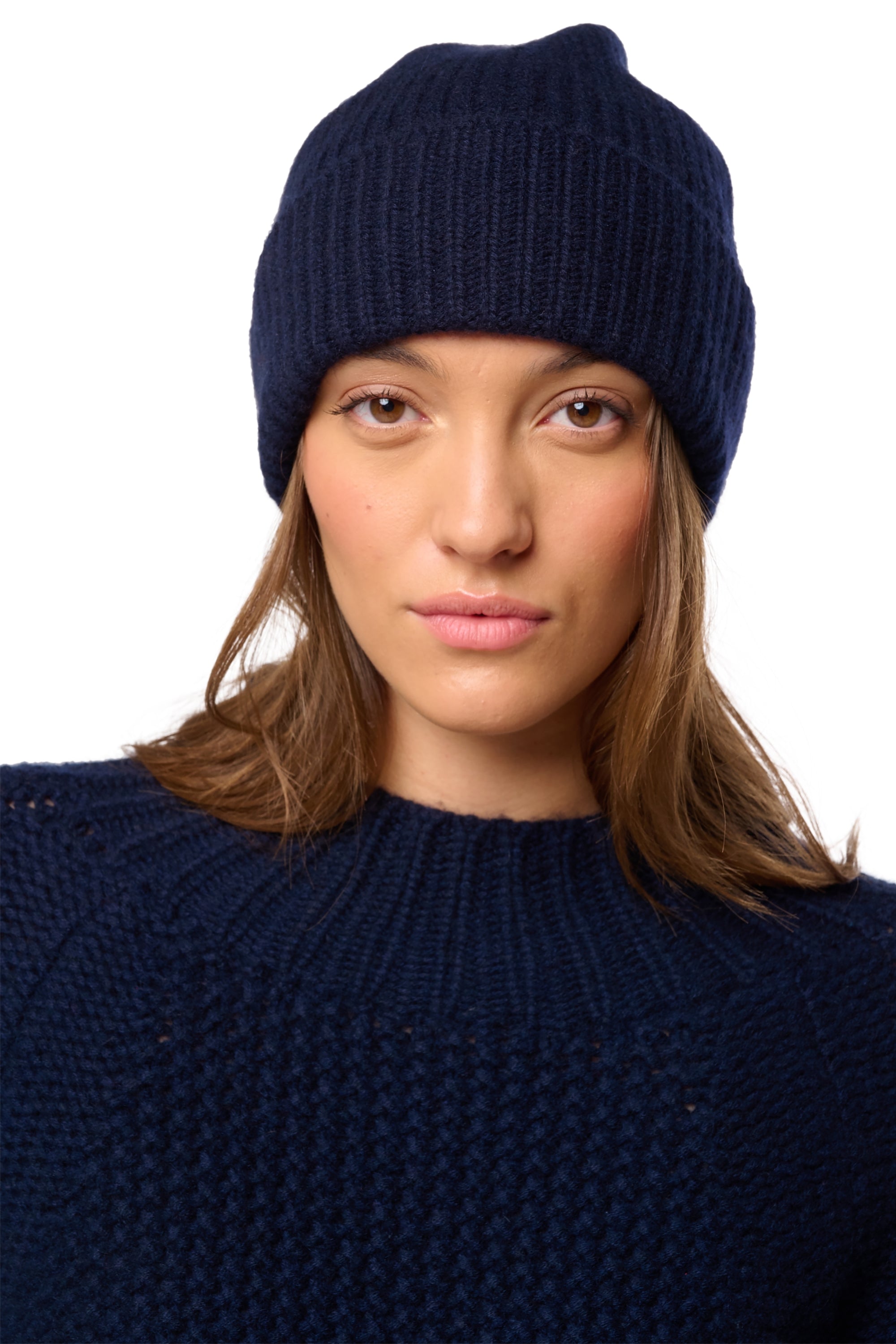 Dido kasjmier unisex - donkerblauw - Mahogany