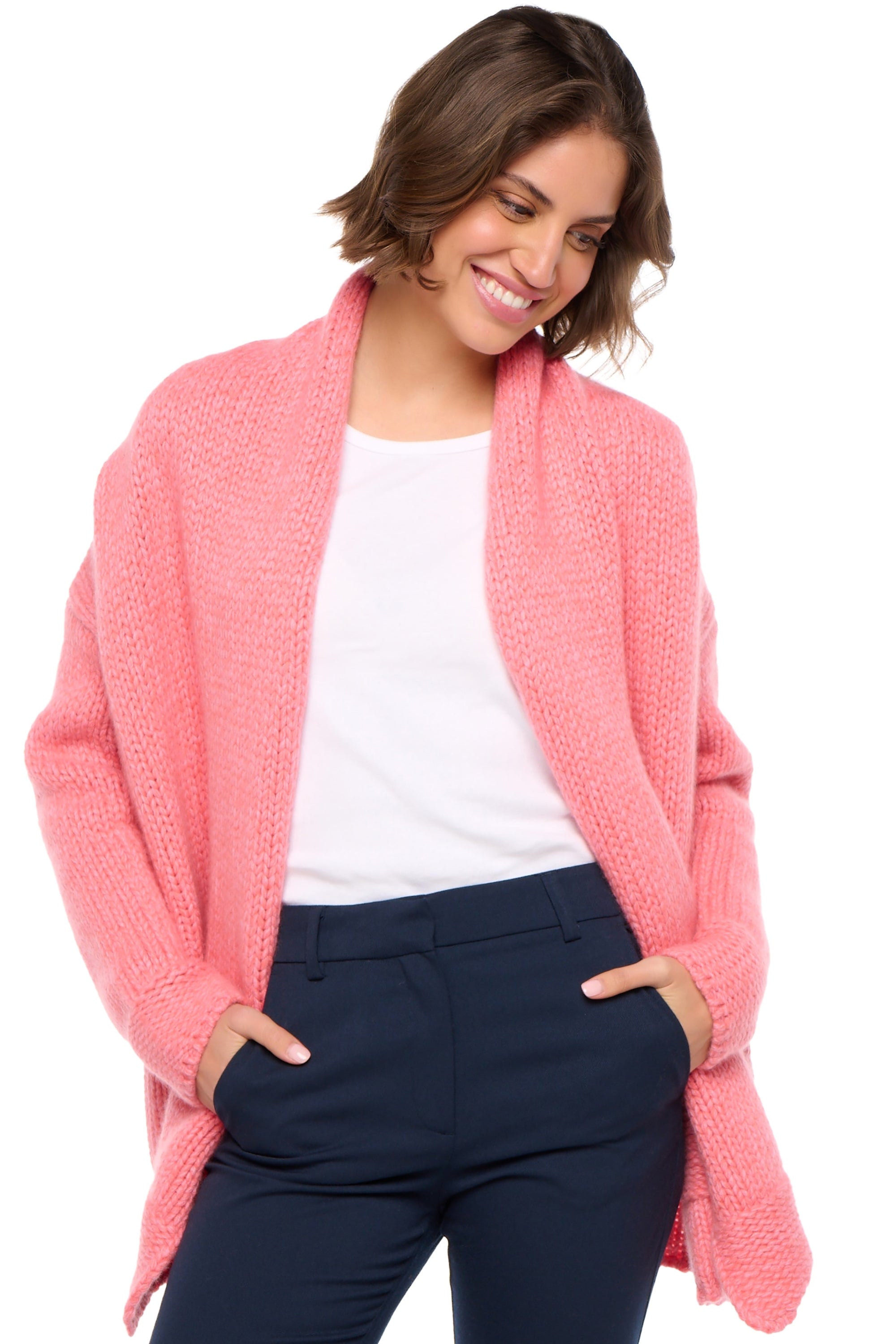 Vienne in kasjmier dames - peach / roze - Mahogany