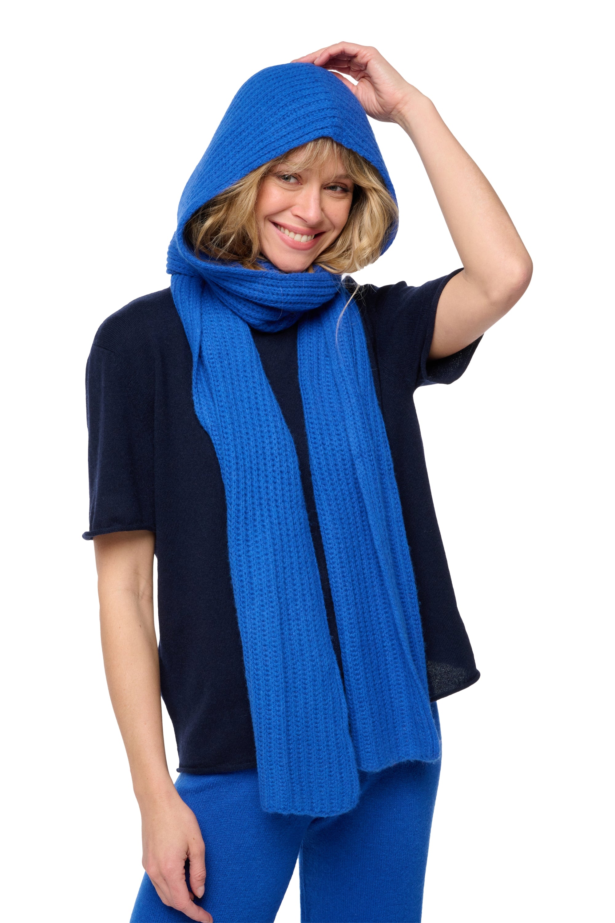 Summit en yak femme - Vue 2 - bleu intense - Mahogany